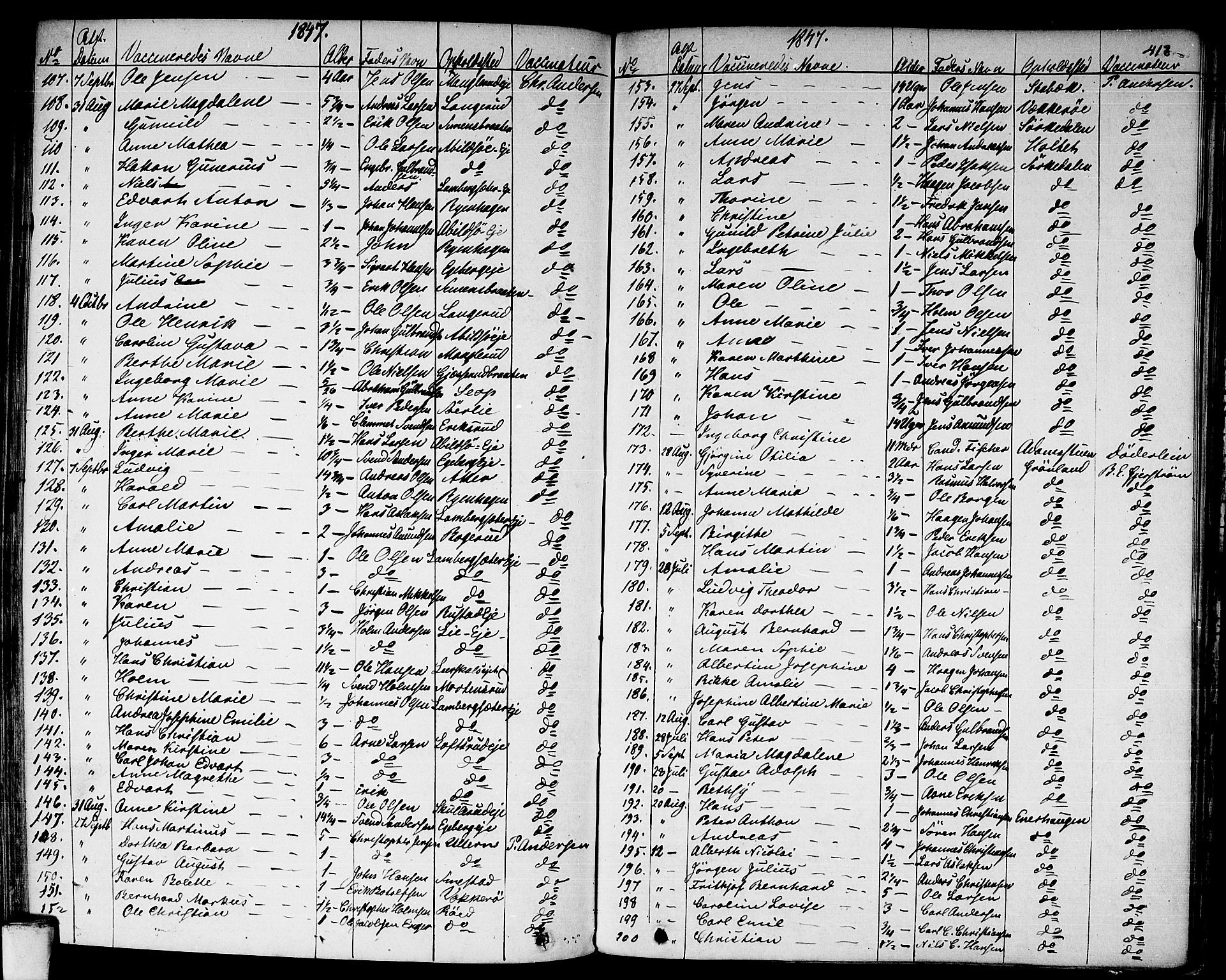 Aker prestekontor kirkebøker, SAO/A-10861/F/L0018: Parish register (official) no. 17, 1829-1852, p. 418