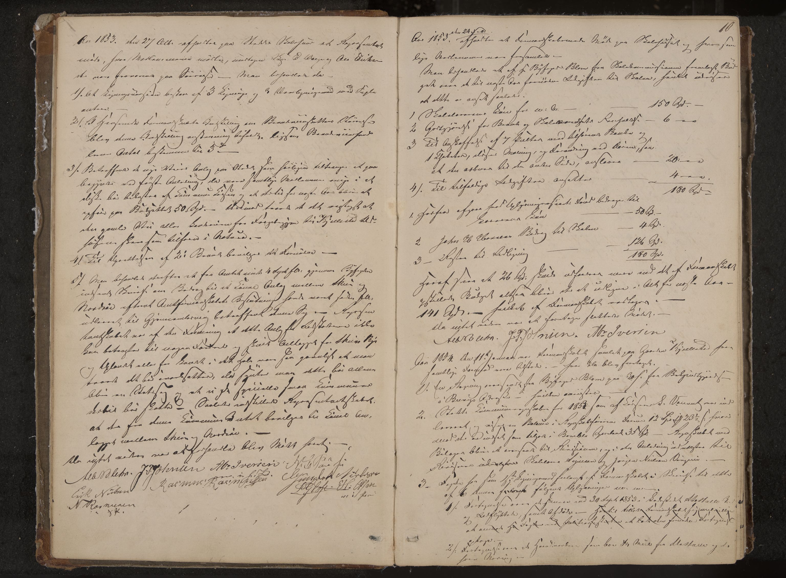 Stathelle formannskap og sentraladministrasjon, IKAK/0803021/A/L0001: Møtebok, 1852-1891, p. 10