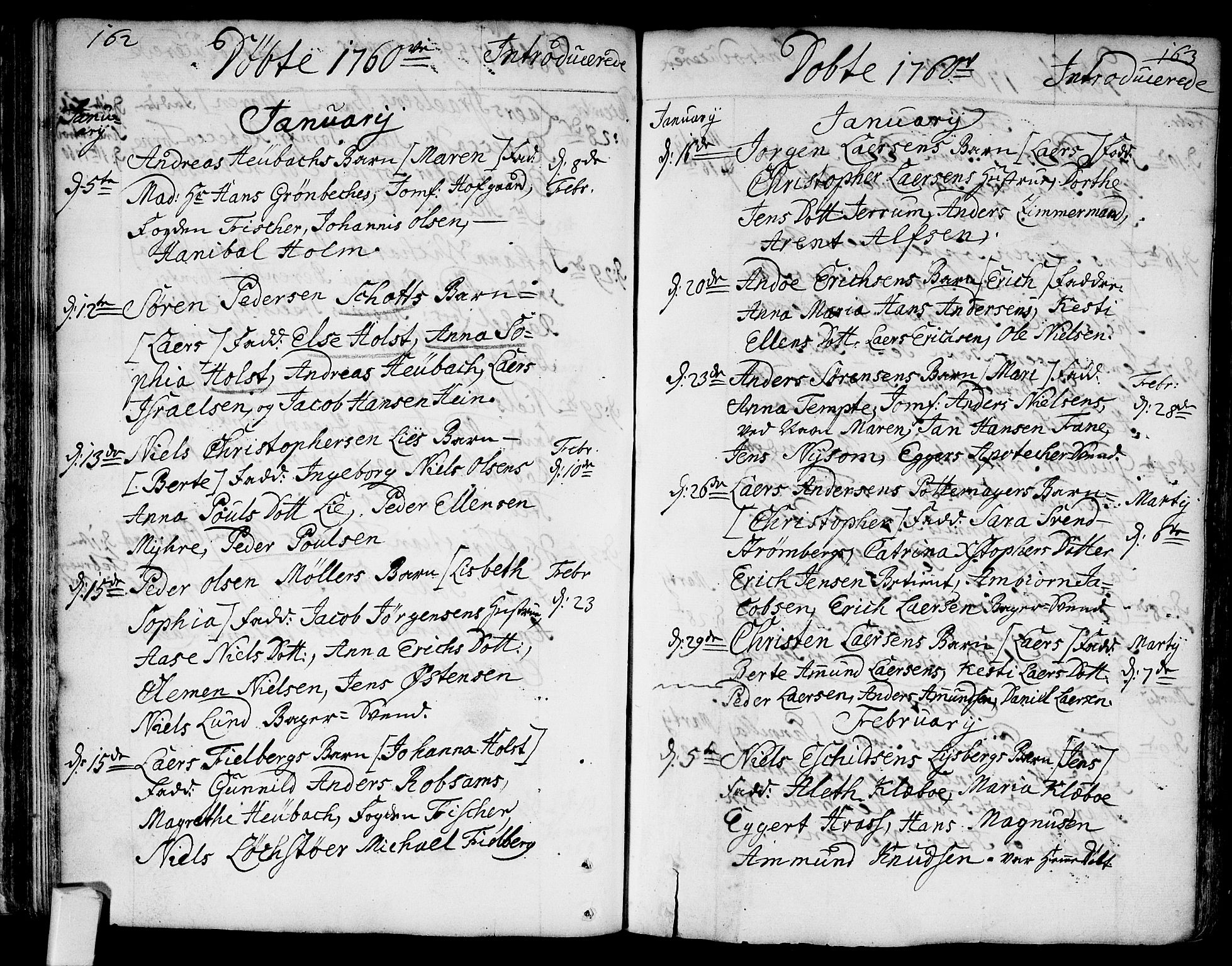 Bragernes kirkebøker, SAKO/A-6/F/Fa/L0005: Parish register (official) no. I 5, 1759-1781, p. 162-163