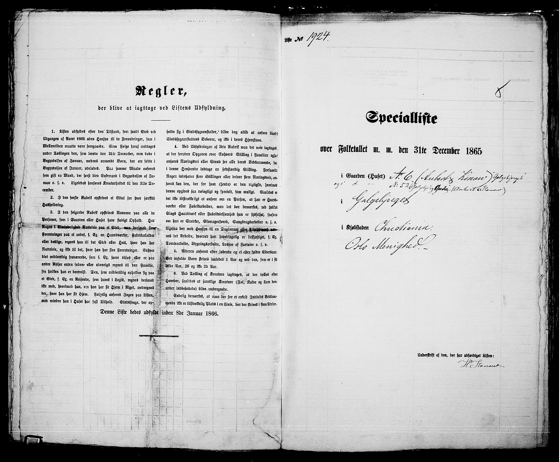 RA, 1865 census for Kristiania, 1865, p. 4298