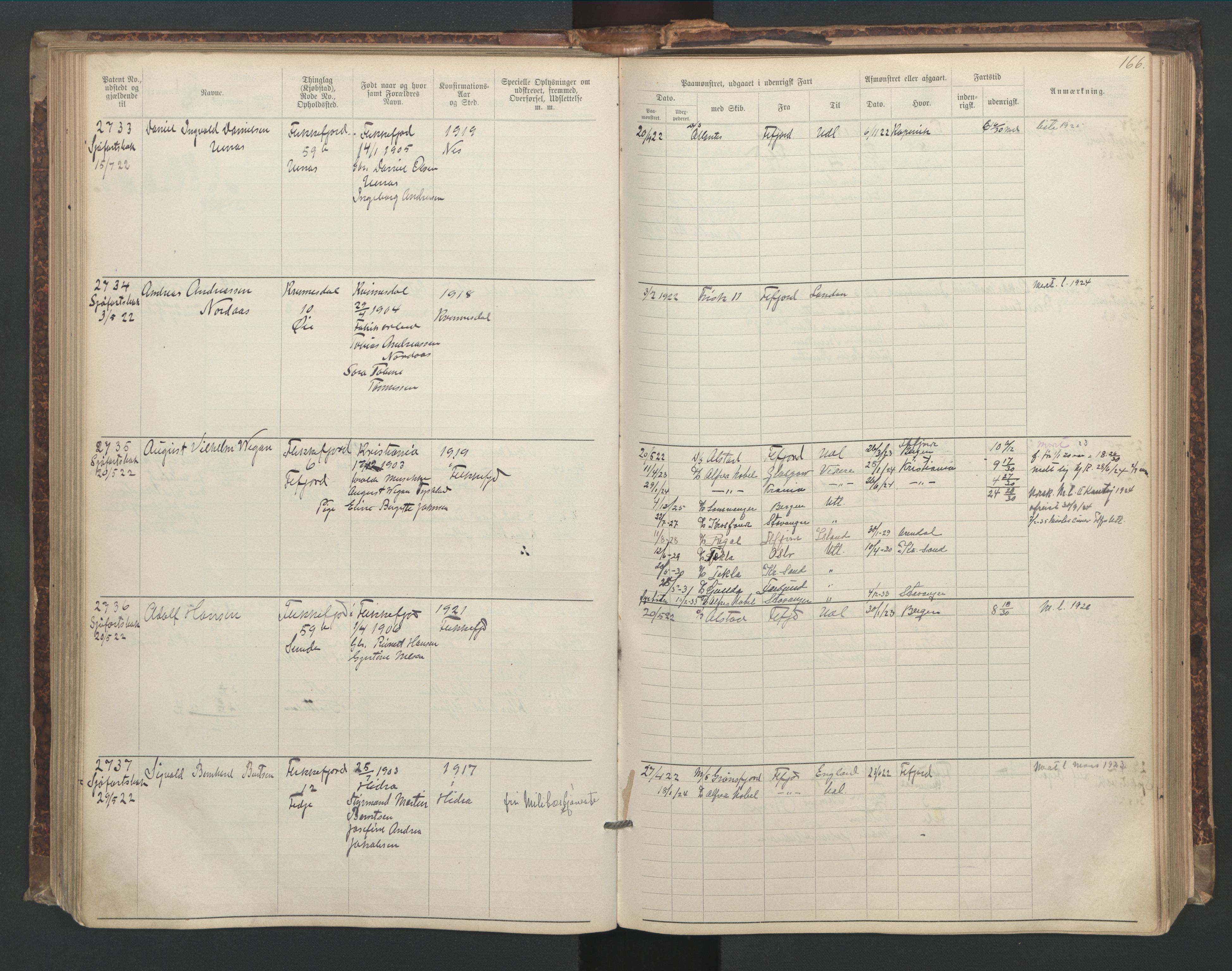 Flekkefjord mønstringskrets, AV/SAK-2031-0018/F/Fa/L0006: Annotasjonsrulle nr 1916-2964 med register, Æ-3, 1891-1948, p. 197