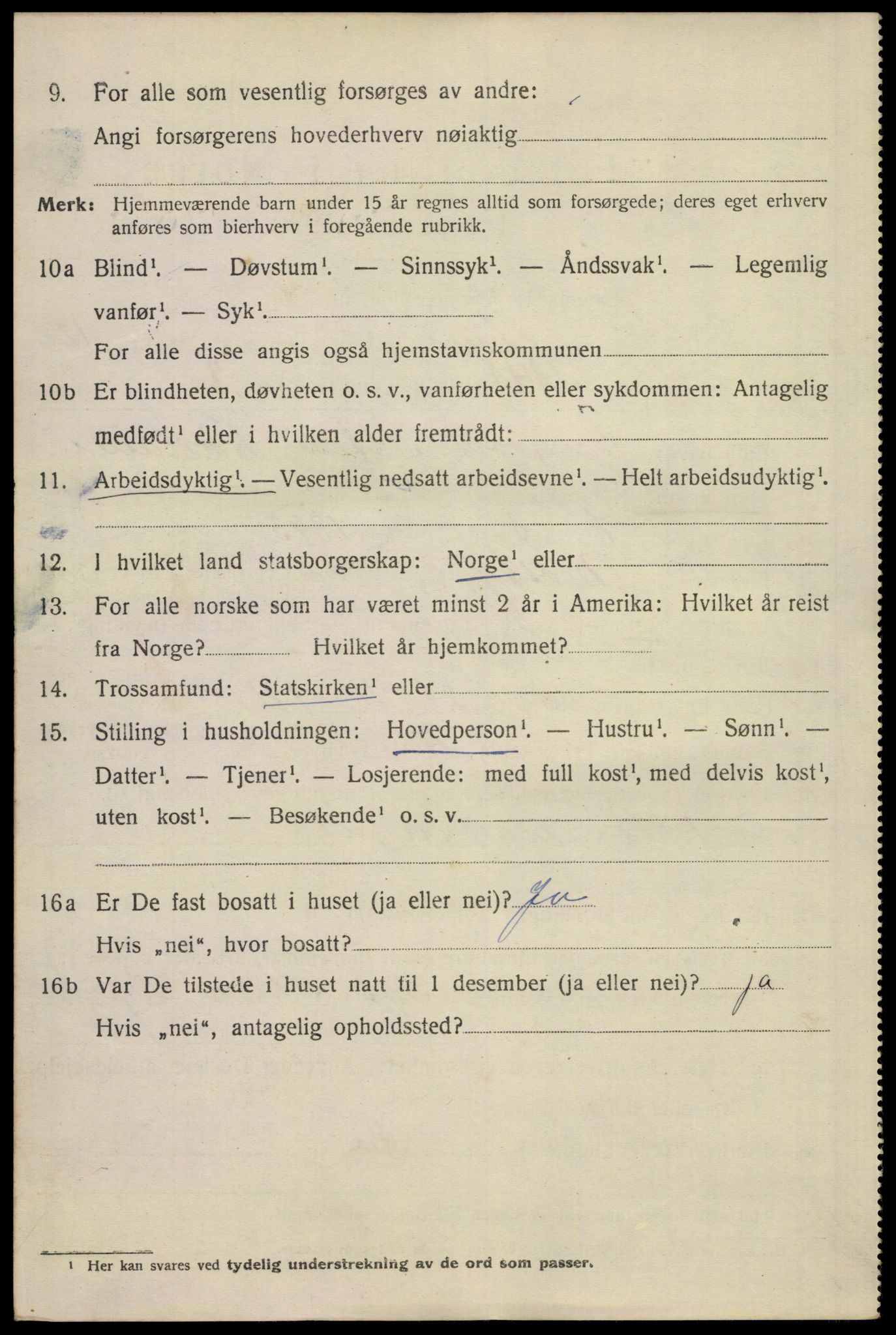 SAKO, 1920 census for Skien, 1920, p. 39455