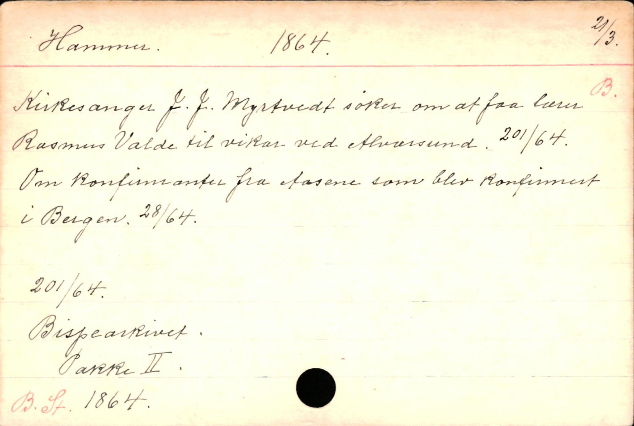 Haugen, Johannes - lærer, AV/SAB-SAB/PA-0036/01/L0001: Om klokkere og lærere, 1521-1904, p. 4855