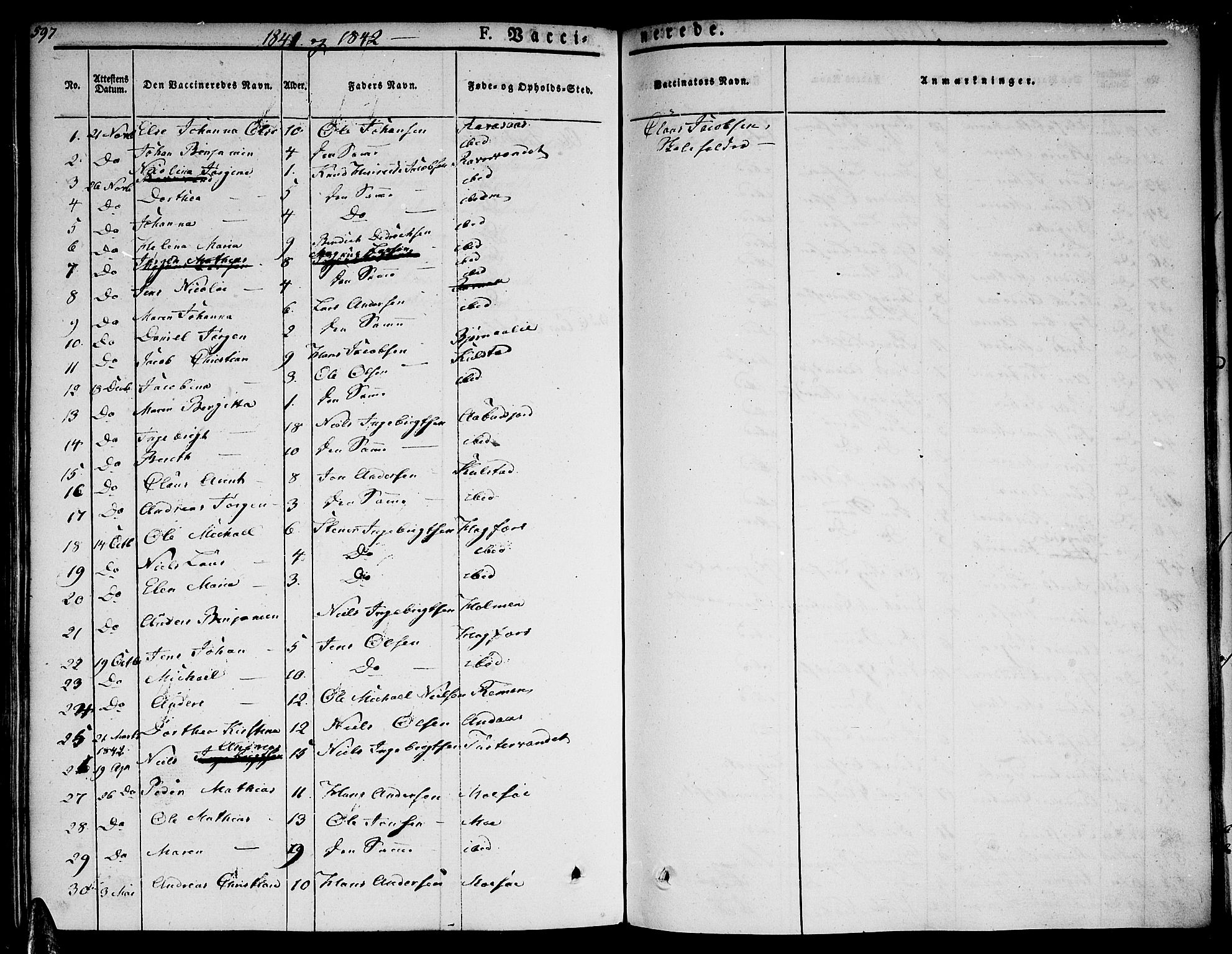 Ministerialprotokoller, klokkerbøker og fødselsregistre - Nordland, AV/SAT-A-1459/820/L0290: Parish register (official) no. 820A11, 1826-1845, p. 597