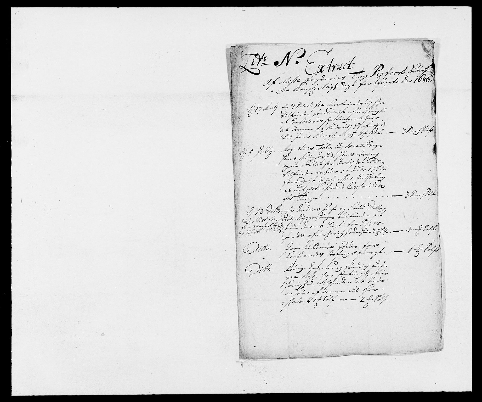 Rentekammeret inntil 1814, Reviderte regnskaper, Fogderegnskap, RA/EA-4092/R02/L0105: Fogderegnskap Moss og Verne kloster, 1685-1687, p. 175