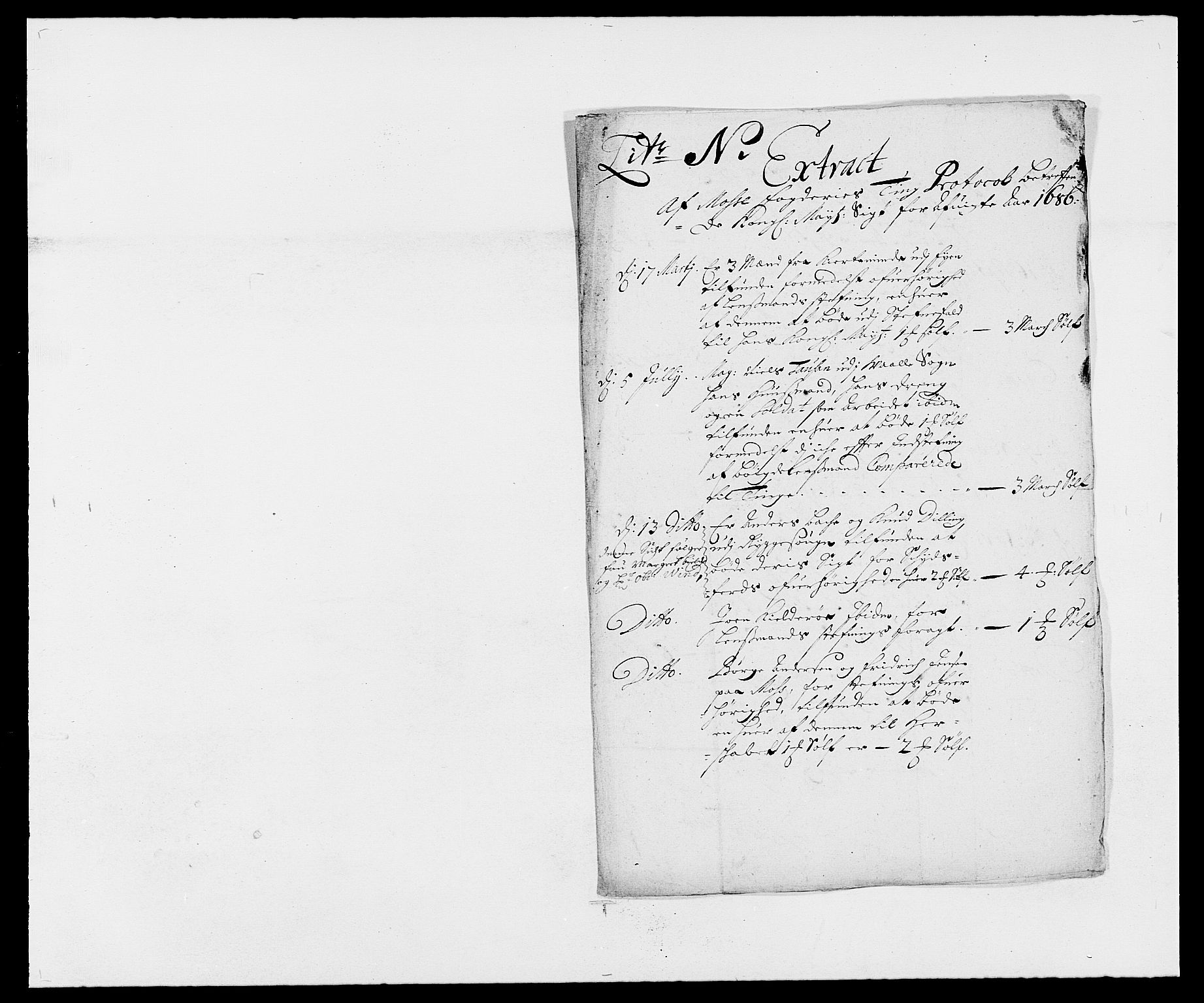 Rentekammeret inntil 1814, Reviderte regnskaper, Fogderegnskap, AV/RA-EA-4092/R02/L0105: Fogderegnskap Moss og Verne kloster, 1685-1687, p. 175