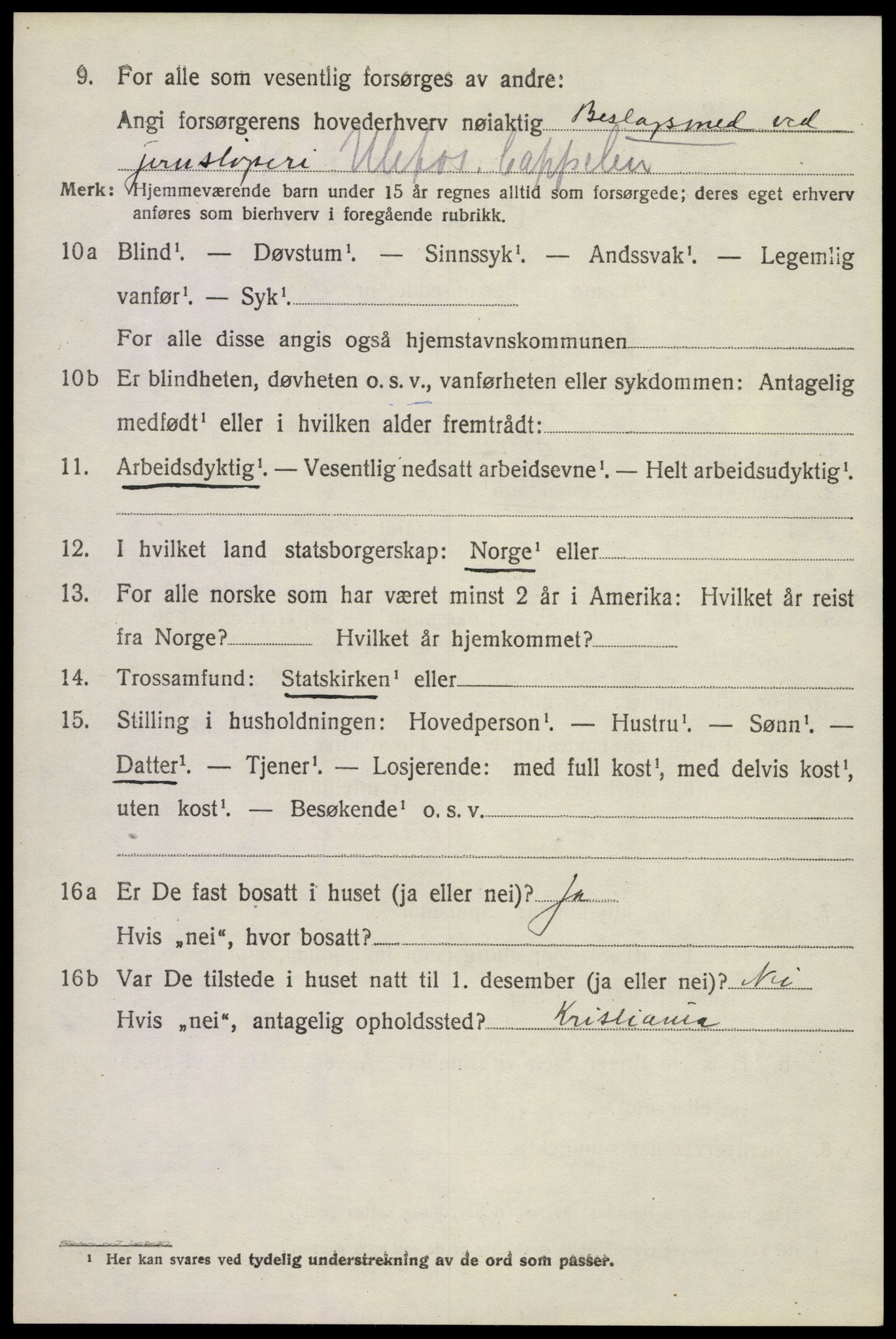 SAKO, 1920 census for Holla, 1920, p. 4058