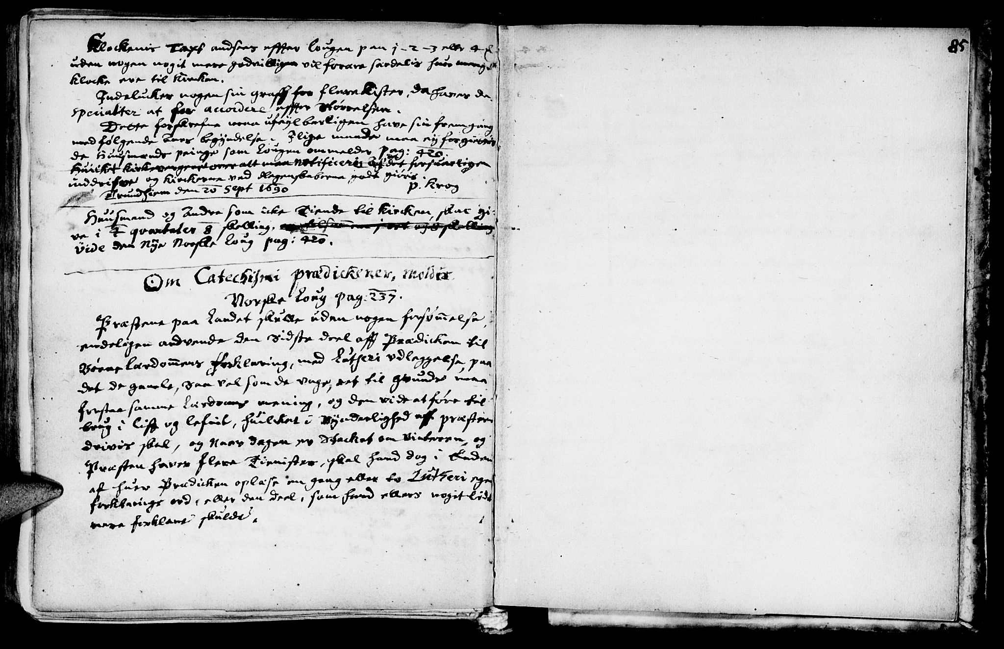 Ministerialprotokoller, klokkerbøker og fødselsregistre - Sør-Trøndelag, SAT/A-1456/692/L1101: Parish register (official) no. 692A01, 1690-1746