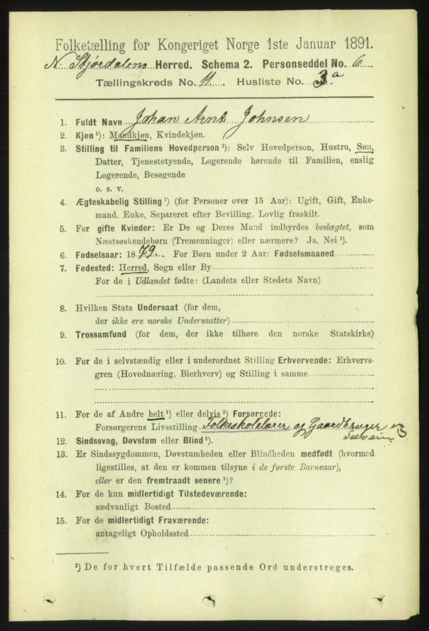RA, 1891 census for 1714 Nedre Stjørdal, 1891, p. 5726