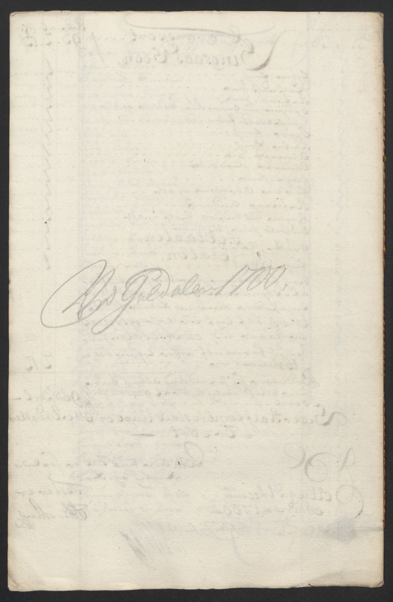 Rentekammeret inntil 1814, Reviderte regnskaper, Fogderegnskap, AV/RA-EA-4092/R60/L3950: Fogderegnskap Orkdal og Gauldal, 1700, p. 366