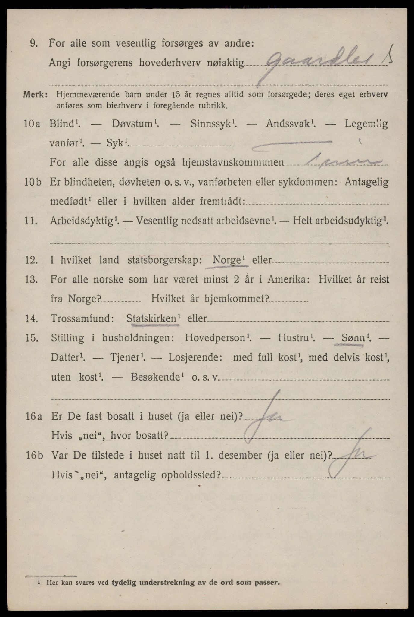 SAKO, 1920 census for Tinn, 1920, p. 7547