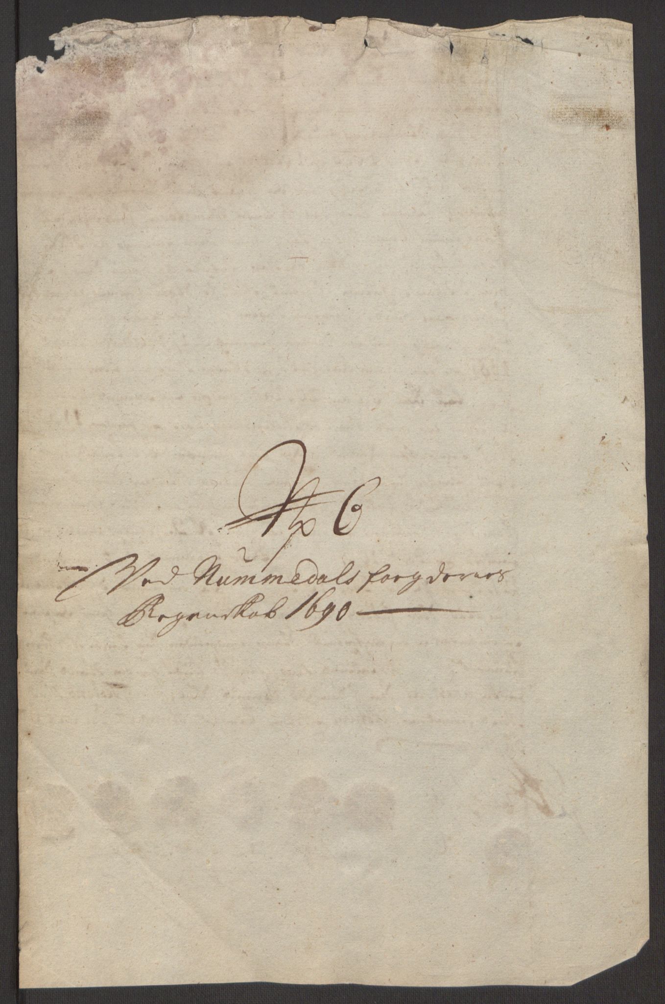 Rentekammeret inntil 1814, Reviderte regnskaper, Fogderegnskap, AV/RA-EA-4092/R64/L4423: Fogderegnskap Namdal, 1690-1691, p. 125