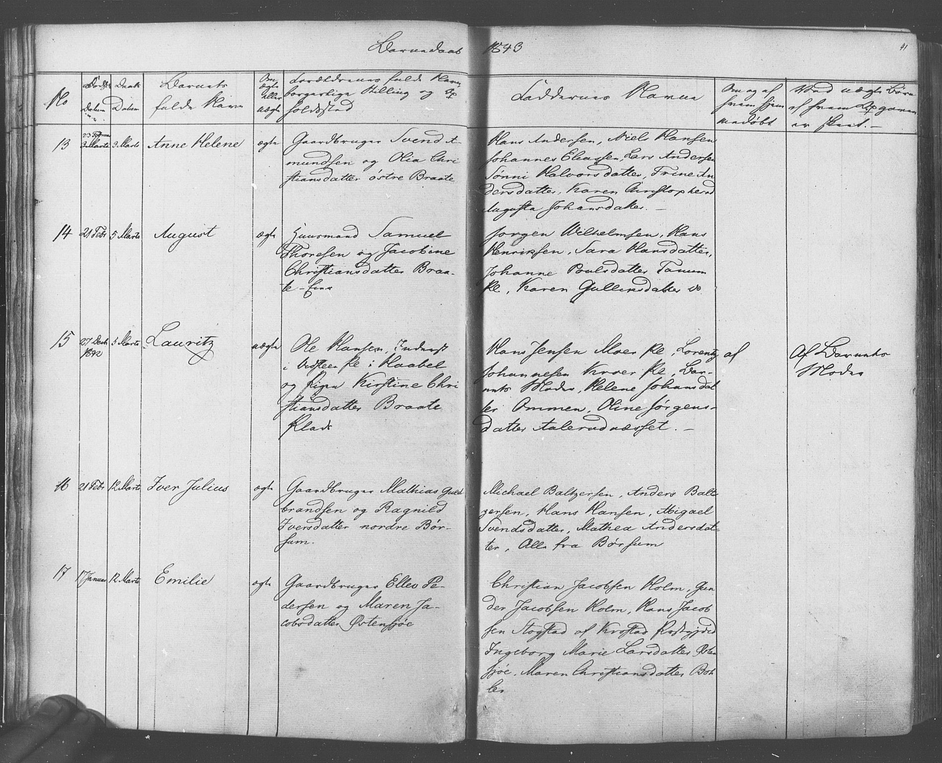 Ås prestekontor Kirkebøker, SAO/A-10894/F/Fa/L0006: Parish register (official) no. I 6, 1841-1853, p. 40-41