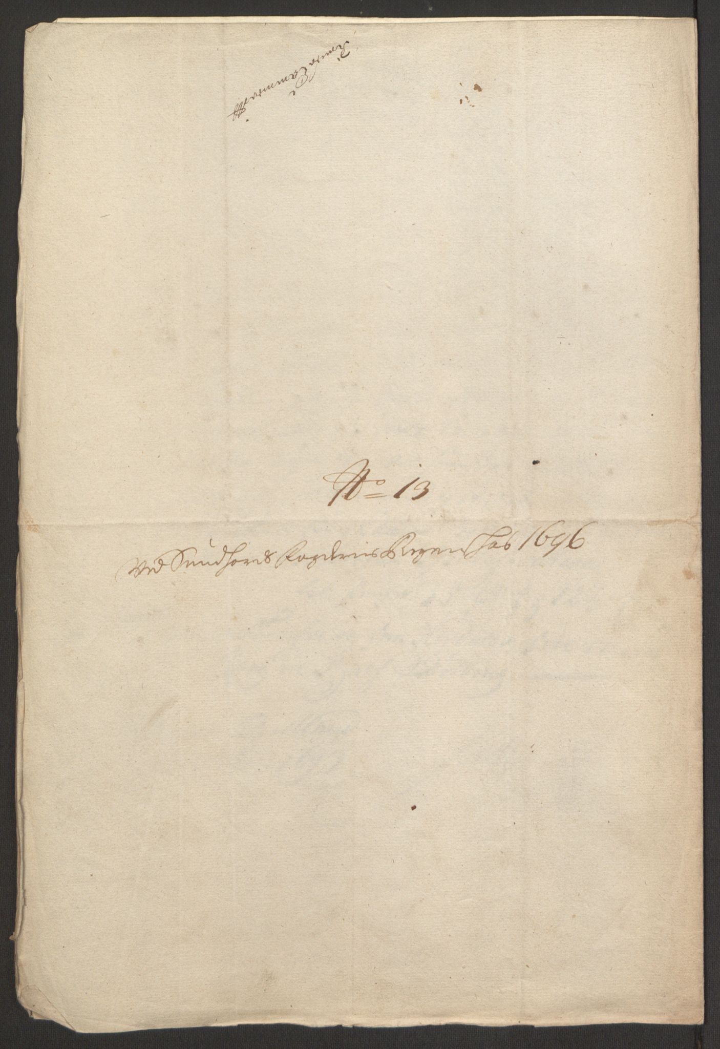 Rentekammeret inntil 1814, Reviderte regnskaper, Fogderegnskap, RA/EA-4092/R48/L2976: Fogderegnskap Sunnhordland og Hardanger, 1695-1696, p. 421