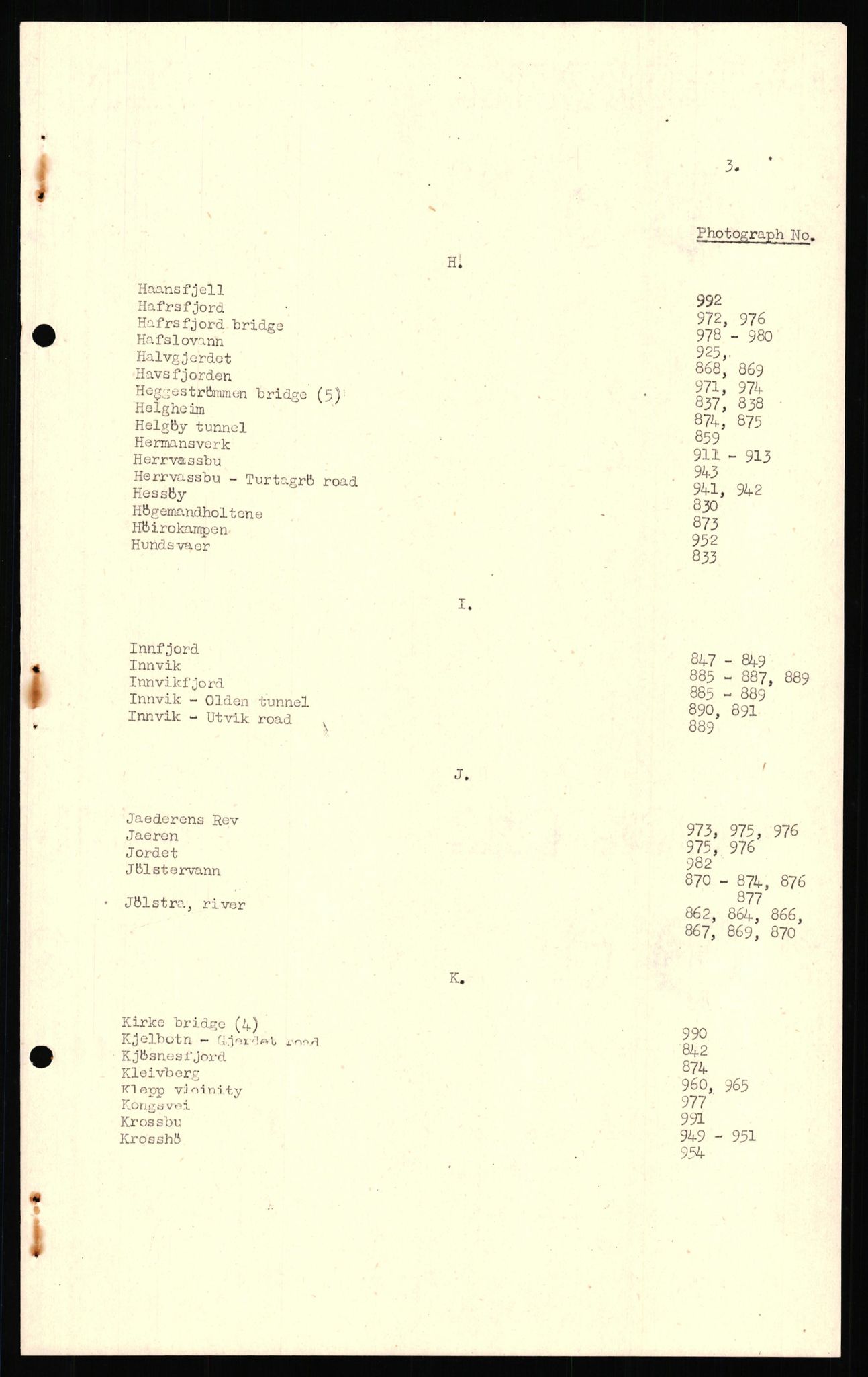 Forsvaret, Forsvarets overkommando II, AV/RA-RAFA-3915/D/Dd/L0018: Sør-Norge, veier, 1943-1945, p. 674