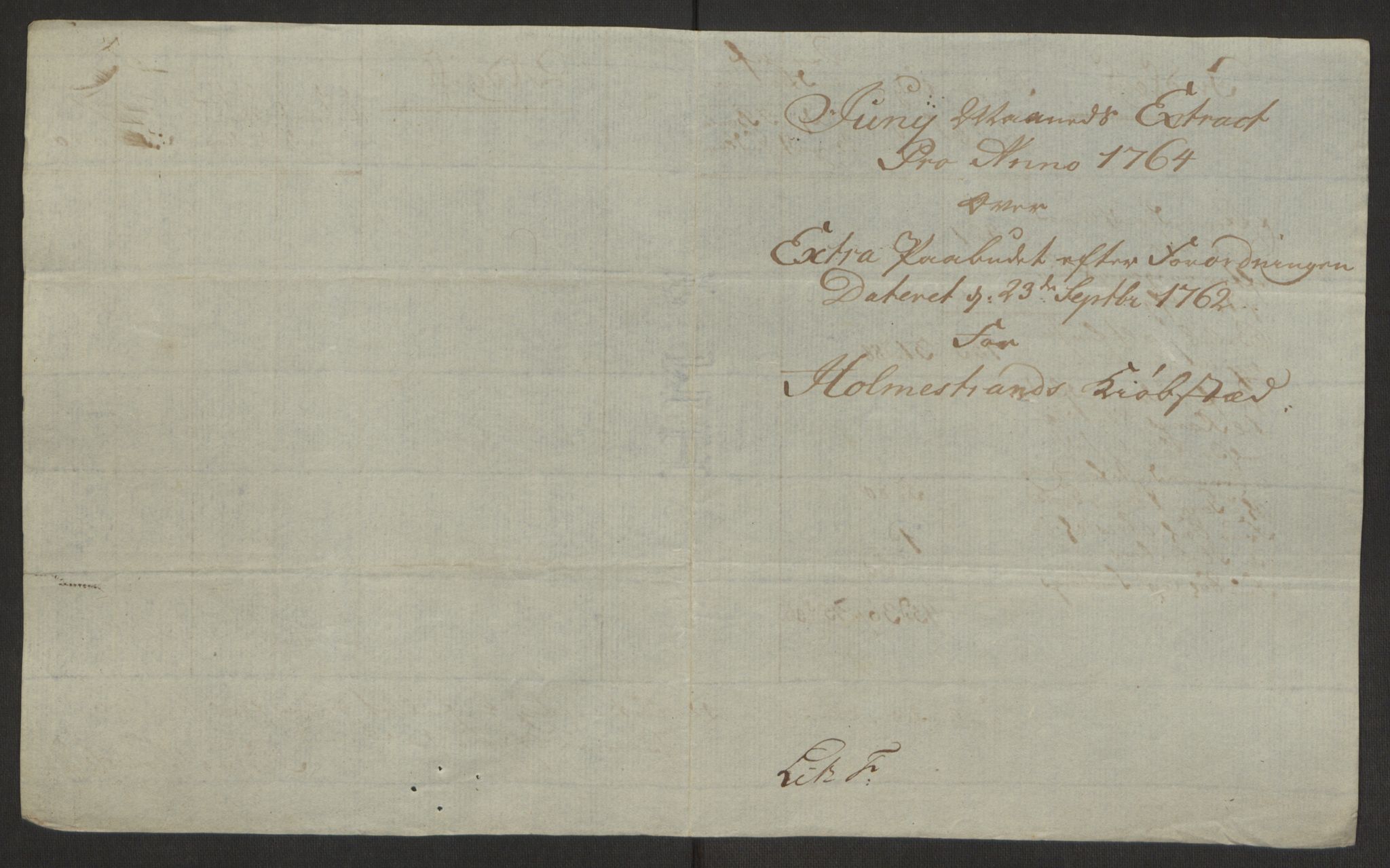 Rentekammeret inntil 1814, Reviderte regnskaper, Byregnskaper, AV/RA-EA-4066/R/Rh/L0163/0001: [H4] Kontribusjonsregnskap / Ekstraskatt, Holmestrand, 1762-1772, p. 152