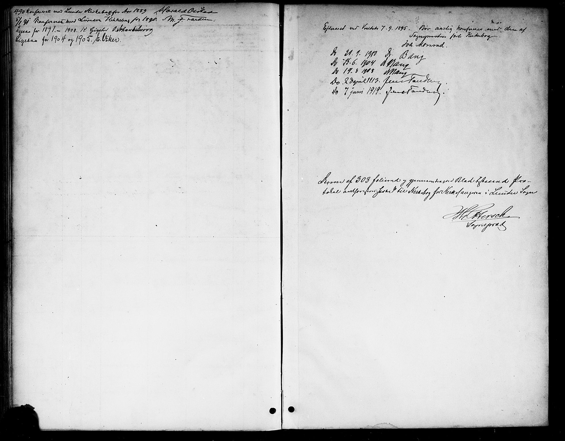 Lunder kirkebøker, SAKO/A-629/G/Ga/L0004: Parish register (copy) no. I 4, 1889-1917