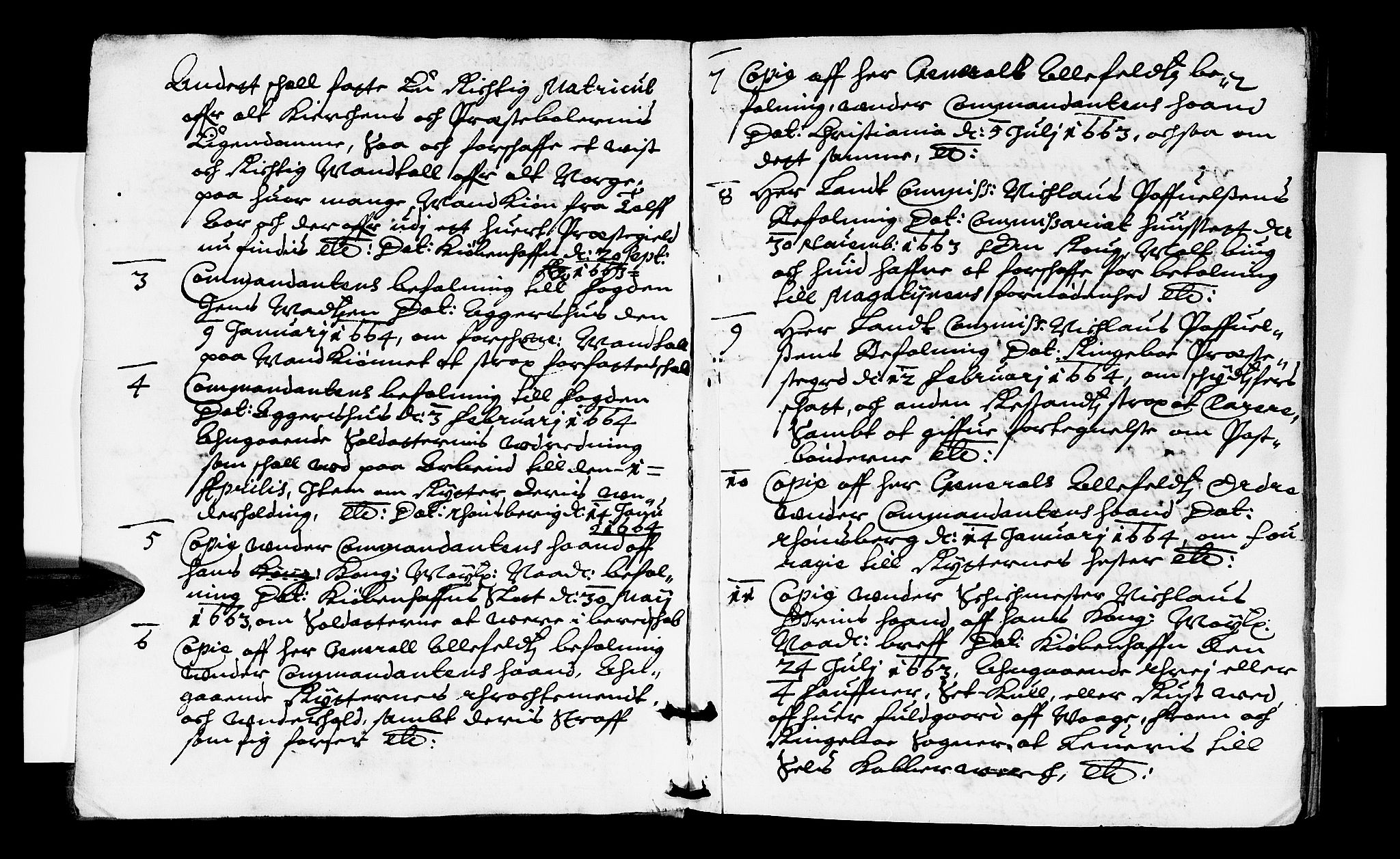 Sorenskriverier i Gudbrandsdalen, SAH/TING-036/G/Gb/Gba/L0003: Tingbok - Nord-Gudbrandsdal, 1664, p. 1b-2a