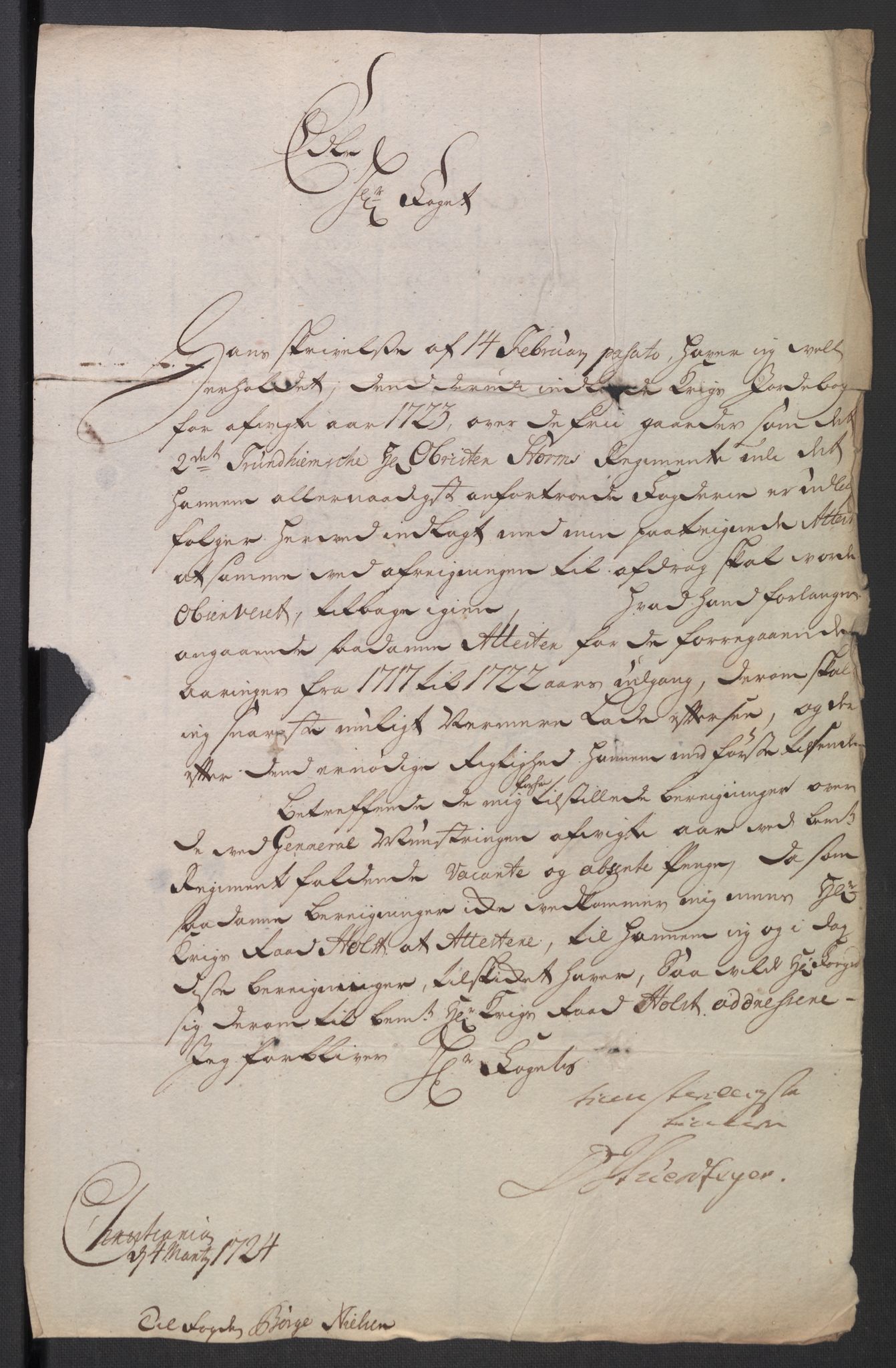 Rentekammeret inntil 1814, Reviderte regnskaper, Fogderegnskap, RA/EA-4092/R56/L3755: Fogderegnskap Nordmøre, 1722, p. 409