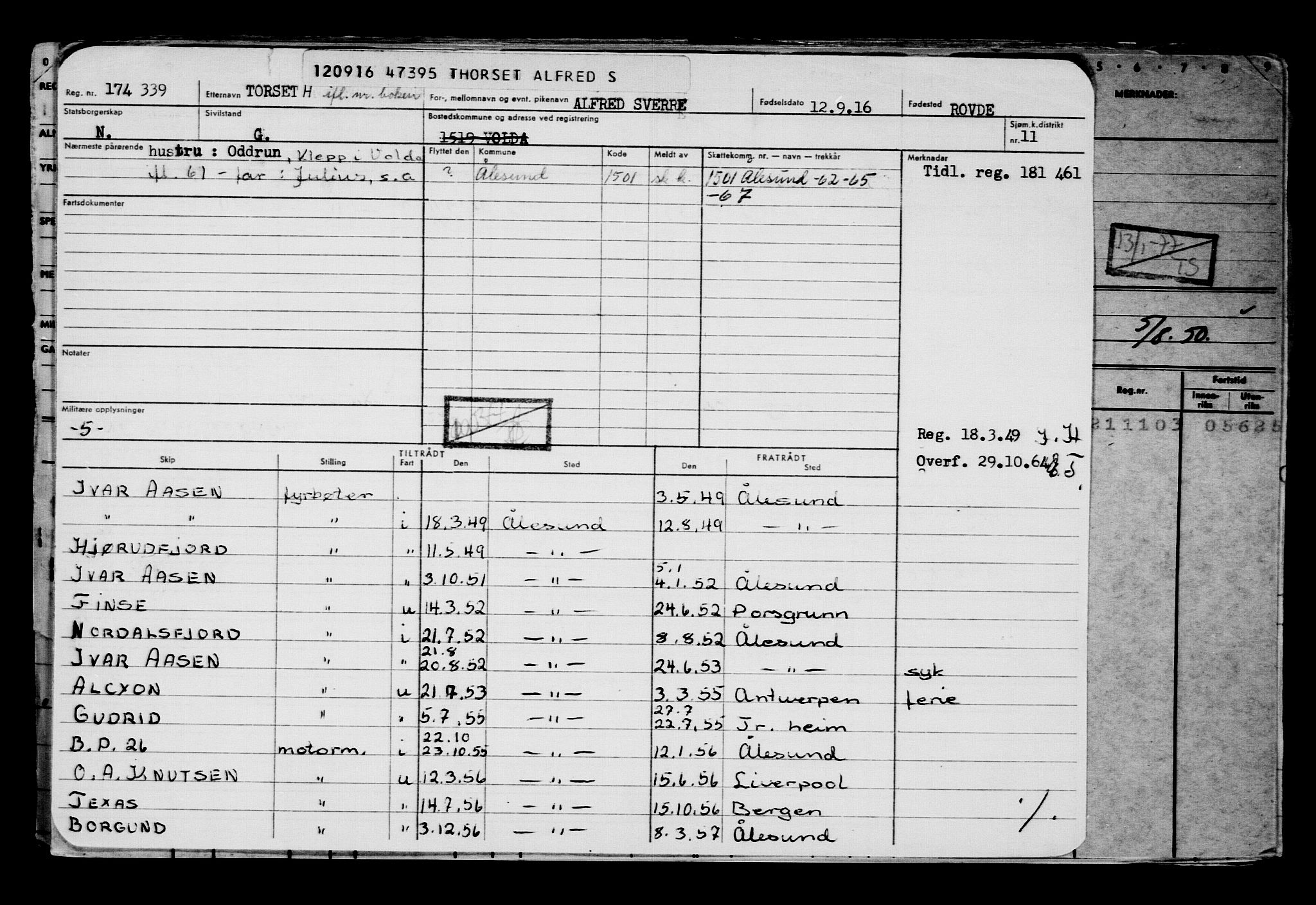 Direktoratet for sjømenn, AV/RA-S-3545/G/Gb/L0142: Hovedkort, 1916, p. 427