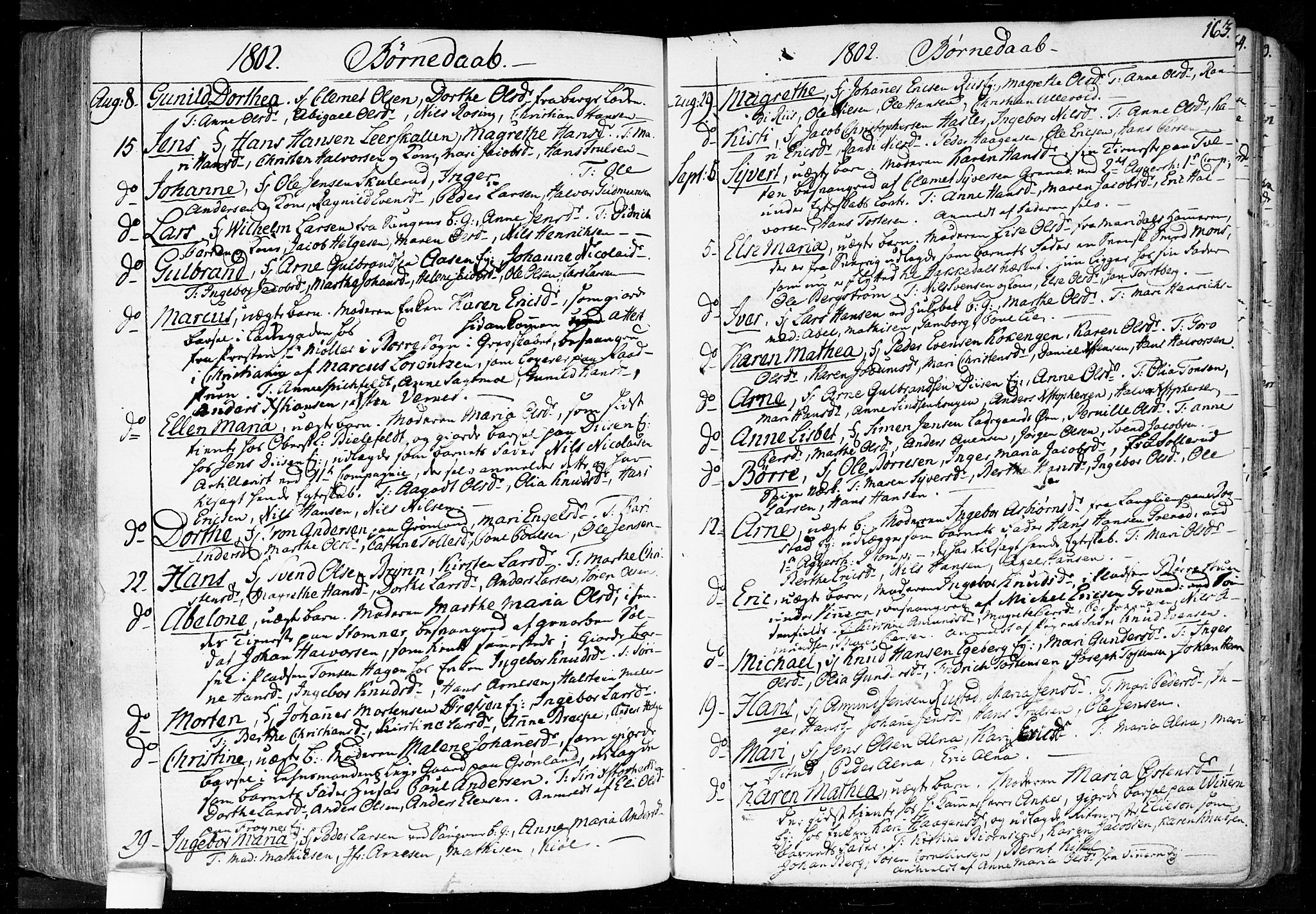 Aker prestekontor kirkebøker, SAO/A-10861/F/L0010: Parish register (official) no. 10, 1786-1809, p. 163