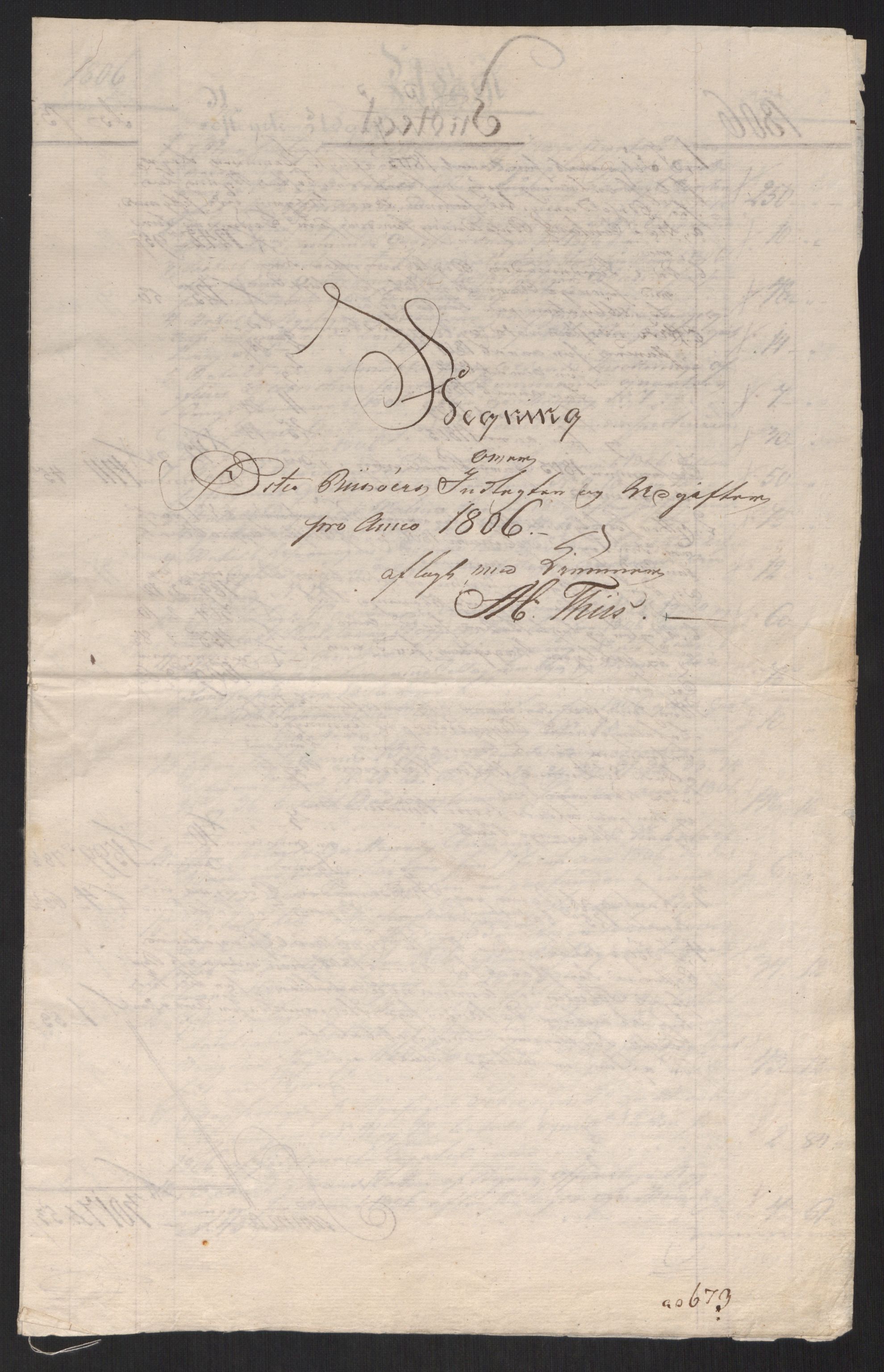 Danske Kanselli 1800-1814, AV/RA-EA-3024/K/Kk/Kka/Kkac/L0237: Kjøpstadregnskap Øster Risør, 1805-1810, p. 325