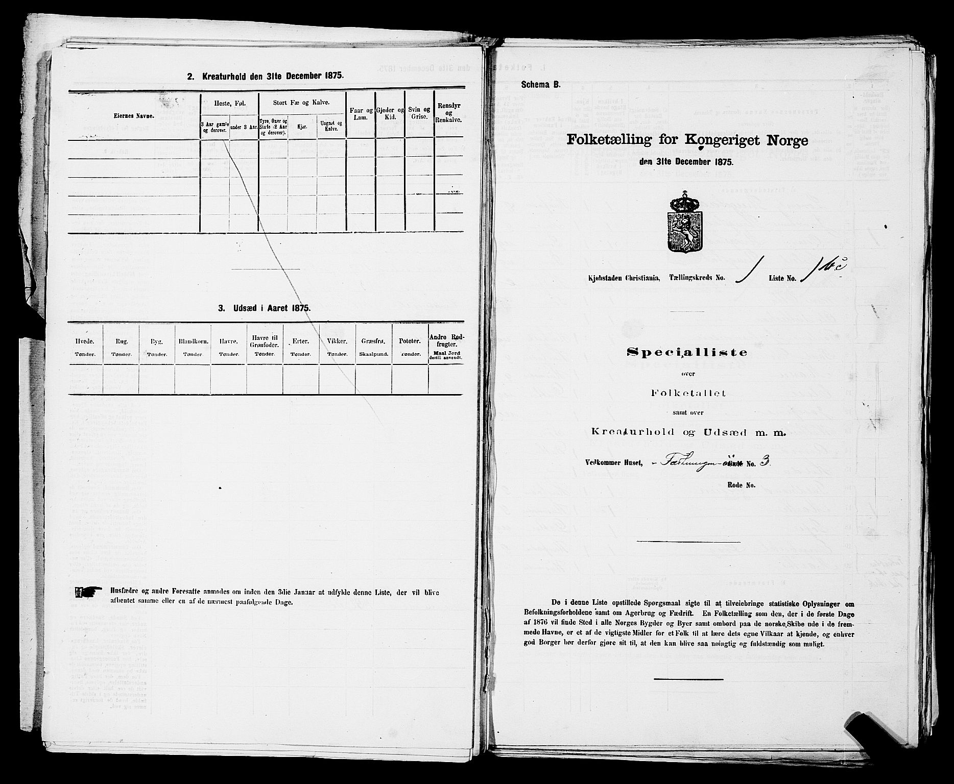 RA, 1875 census for 0301 Kristiania, 1875, p. 78