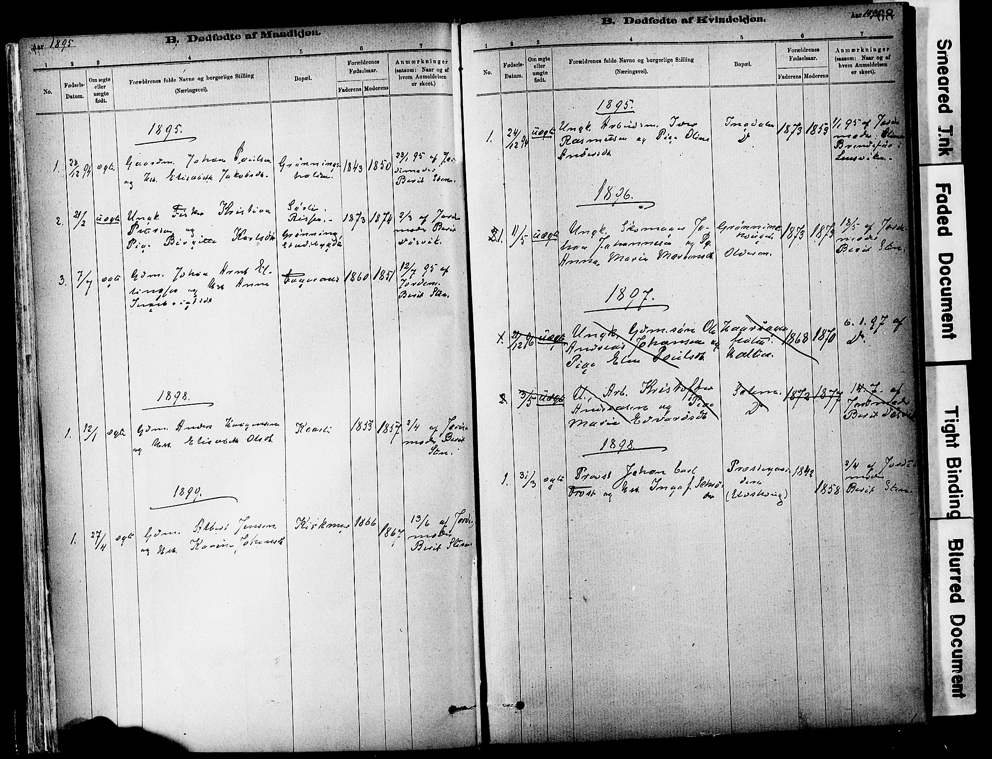 Ministerialprotokoller, klokkerbøker og fødselsregistre - Sør-Trøndelag, SAT/A-1456/646/L0615: Parish register (official) no. 646A13, 1885-1900, p. 68