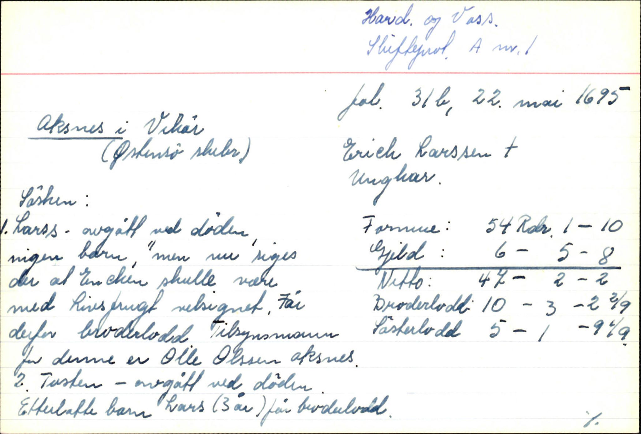 Skiftekort ved Statsarkivet i Bergen, SAB/SKIFTEKORT/002/L0001: Skifteprotokoll nr. 1-3, 1695-1721, p. 561