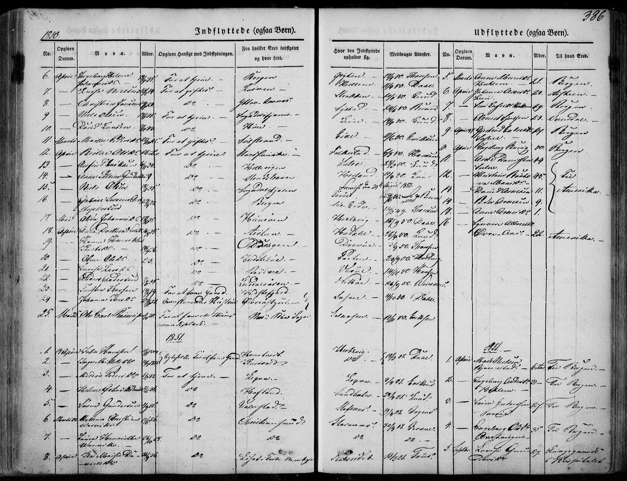 Askvoll sokneprestembete, AV/SAB-A-79501/H/Haa/Haaa/L0011/0002: Parish register (official) no. A 11 II, 1845-1878, p. 386