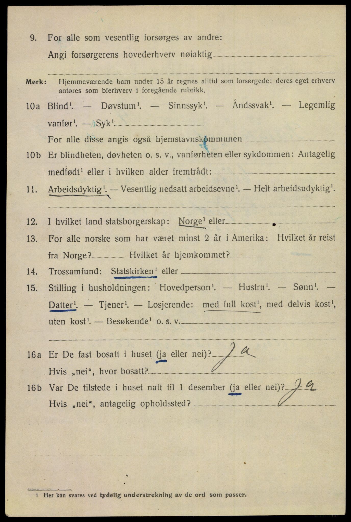 SAKO, 1920 census for Porsgrunn, 1920, p. 17392