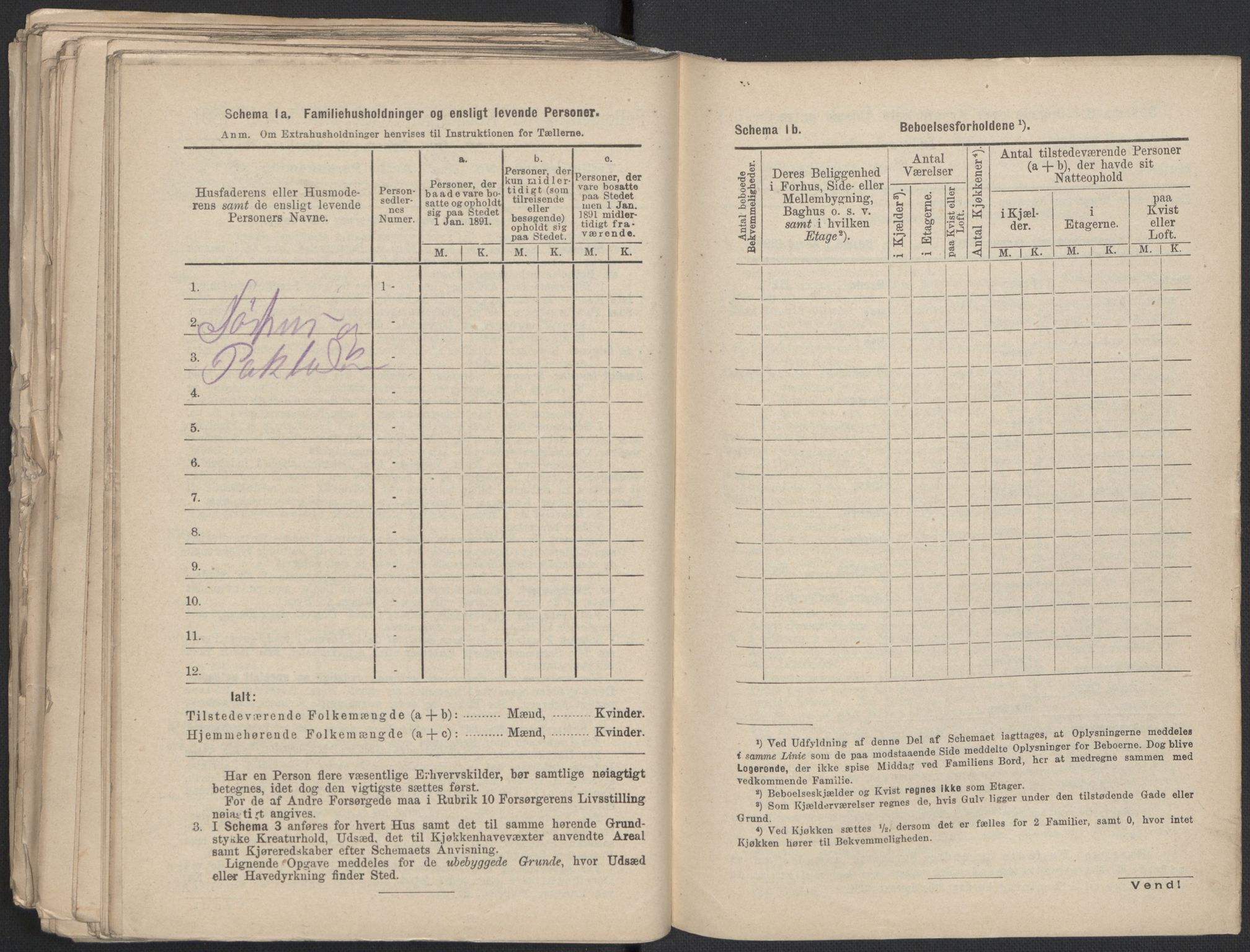 RA, 1891 Census for 1301 Bergen, 1891, p. 5602