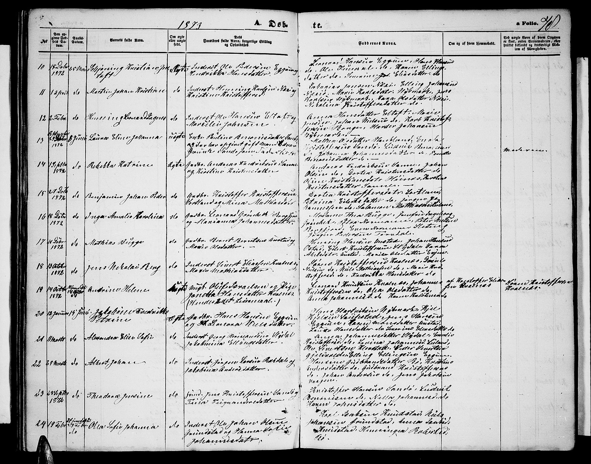 Ministerialprotokoller, klokkerbøker og fødselsregistre - Nordland, AV/SAT-A-1459/880/L1140: Parish register (copy) no. 880C02, 1861-1875, p. 78