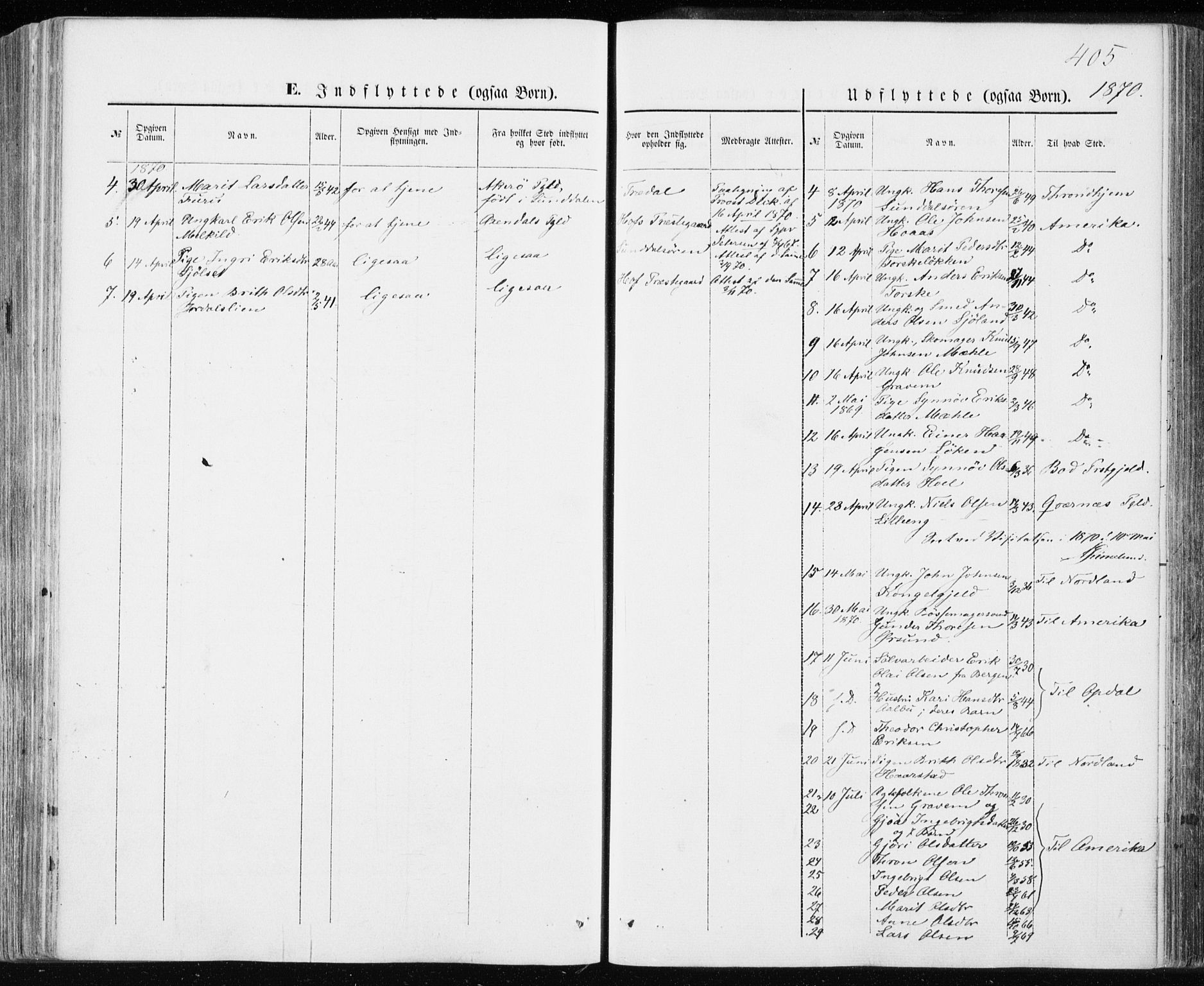 Ministerialprotokoller, klokkerbøker og fødselsregistre - Møre og Romsdal, SAT/A-1454/590/L1013: Parish register (official) no. 590A05, 1847-1877, p. 405