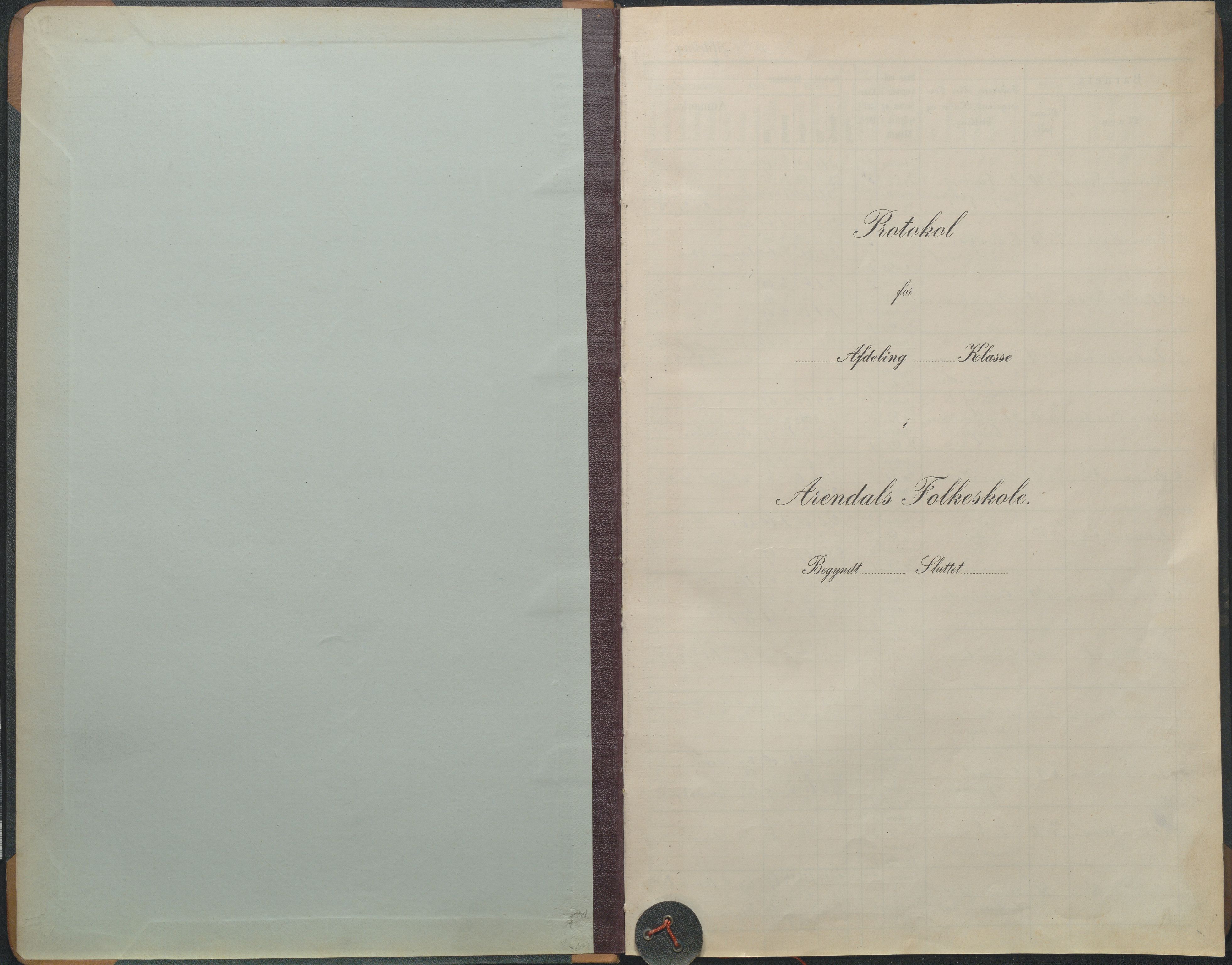 Arendal kommune, Katalog I, AAKS/KA0906-PK-I/07/L0051: Protokoll for 7. klasse, 1894-1897