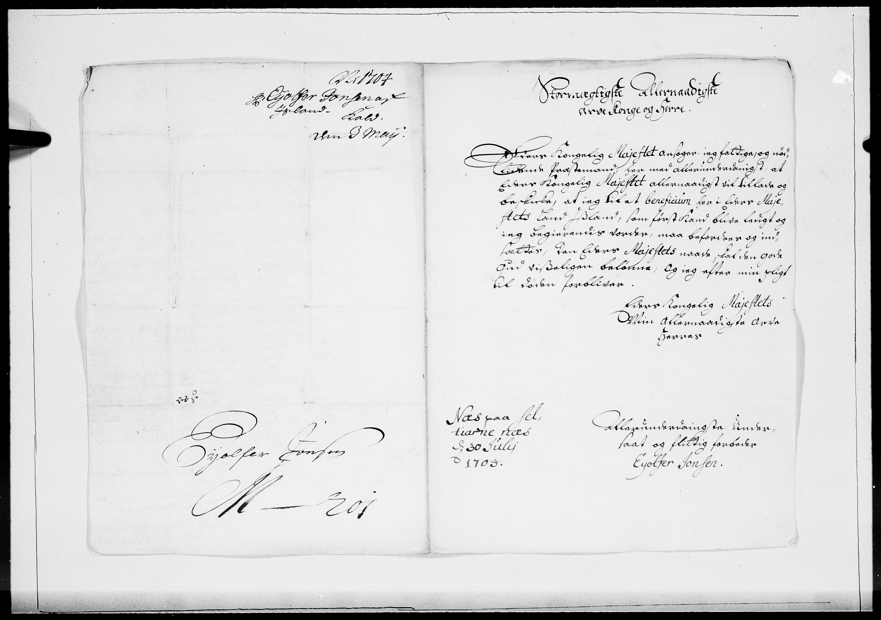 Danske Kanselli 1572-1799, AV/RA-EA-3023/F/Fc/Fcc/Fcca/L0057: Norske innlegg 1572-1799, 1704, p. 6