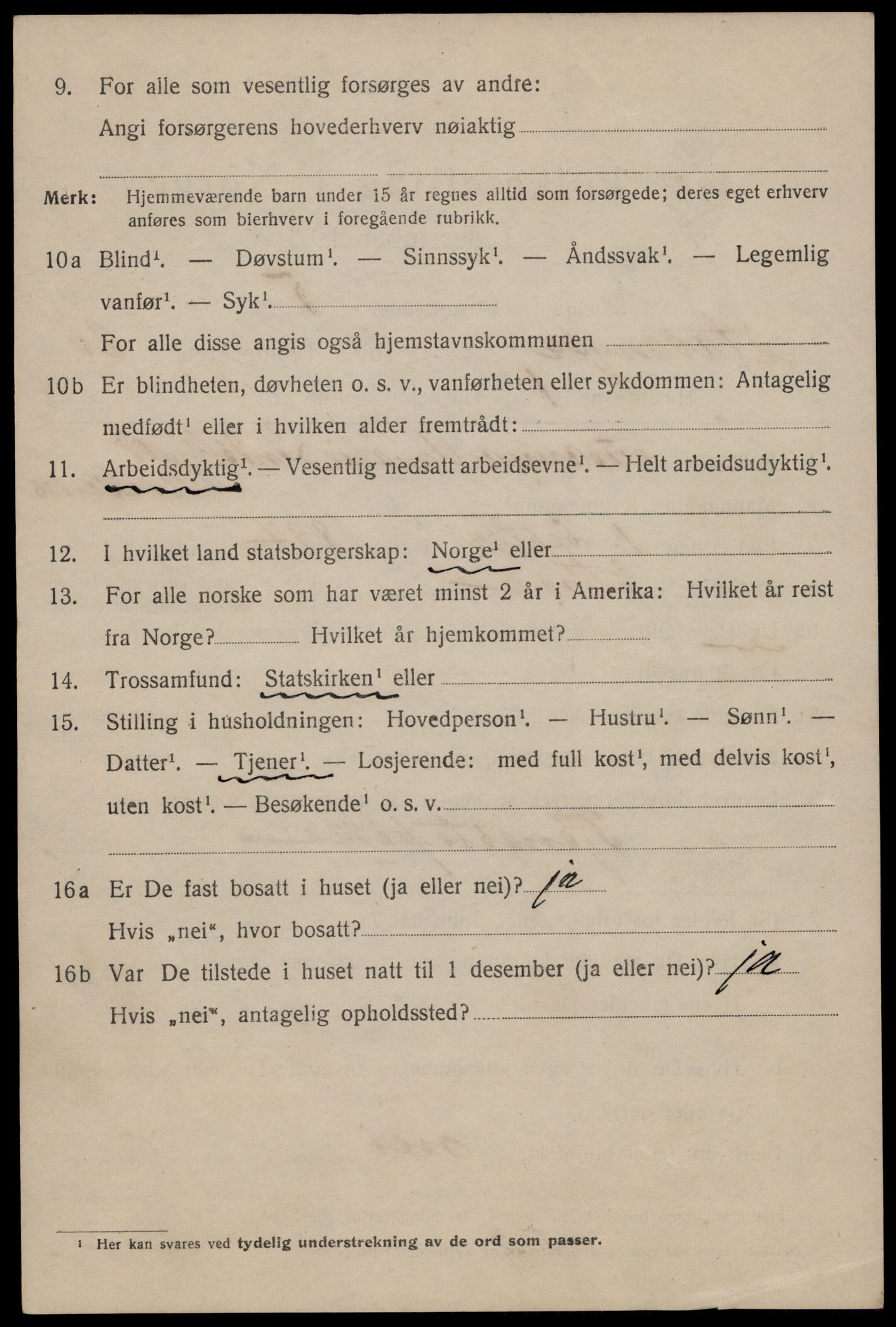 SAST, 1920 census for Stavanger, 1920, p. 77789