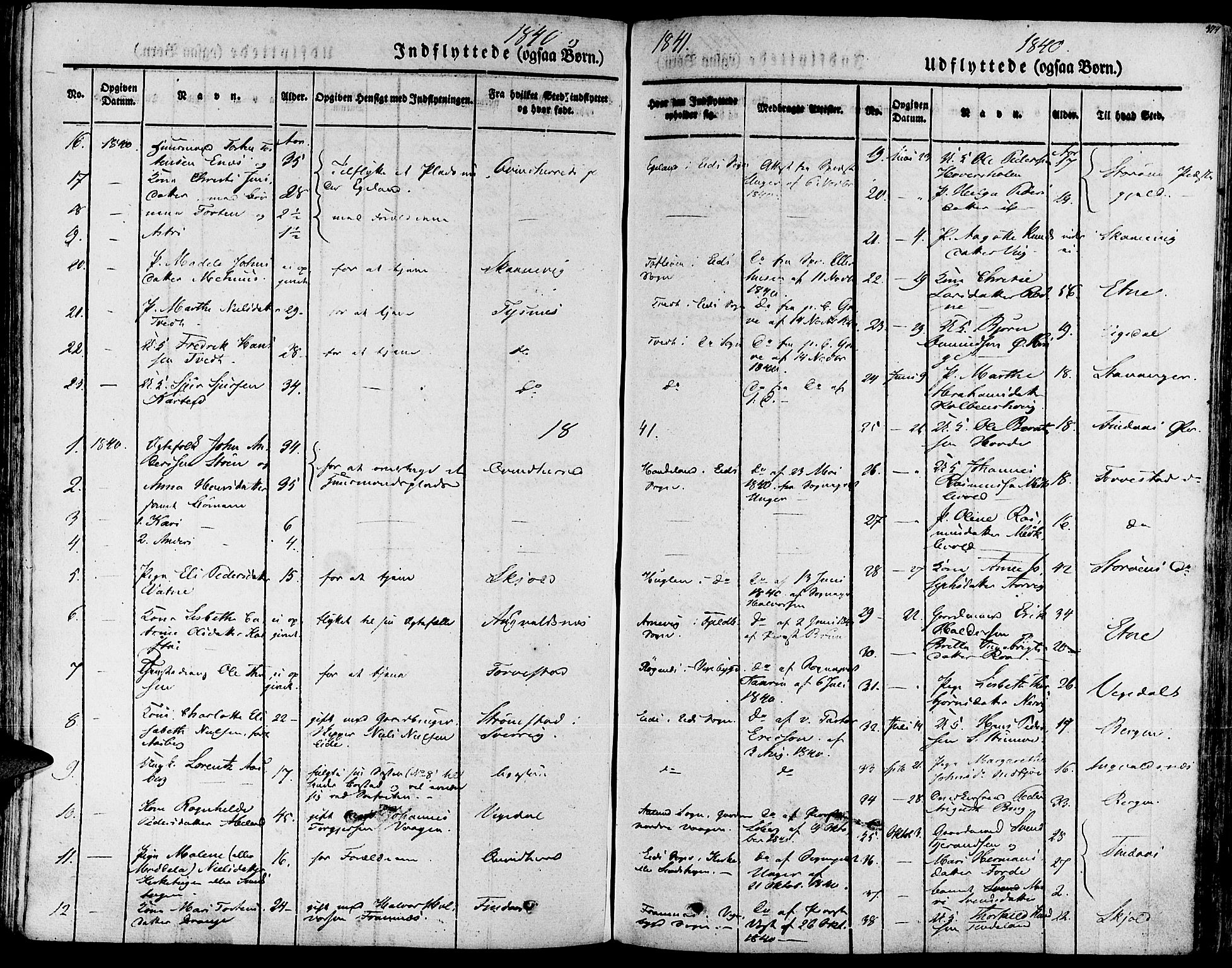 Fjelberg sokneprestembete, SAB/A-75201/H/Haa: Parish register (official) no. A 6, 1835-1851, p. 374