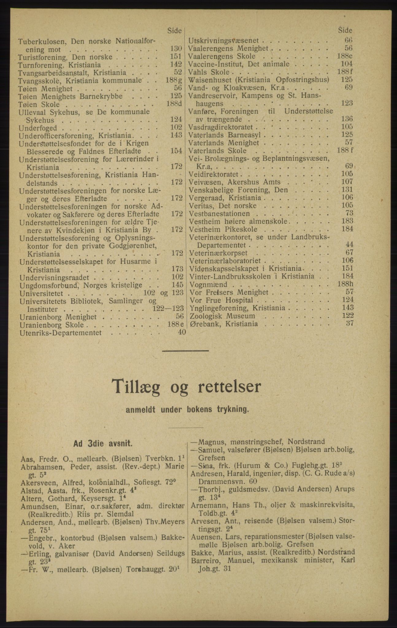 Kristiania/Oslo adressebok, PUBL/-, 1913, p. 29