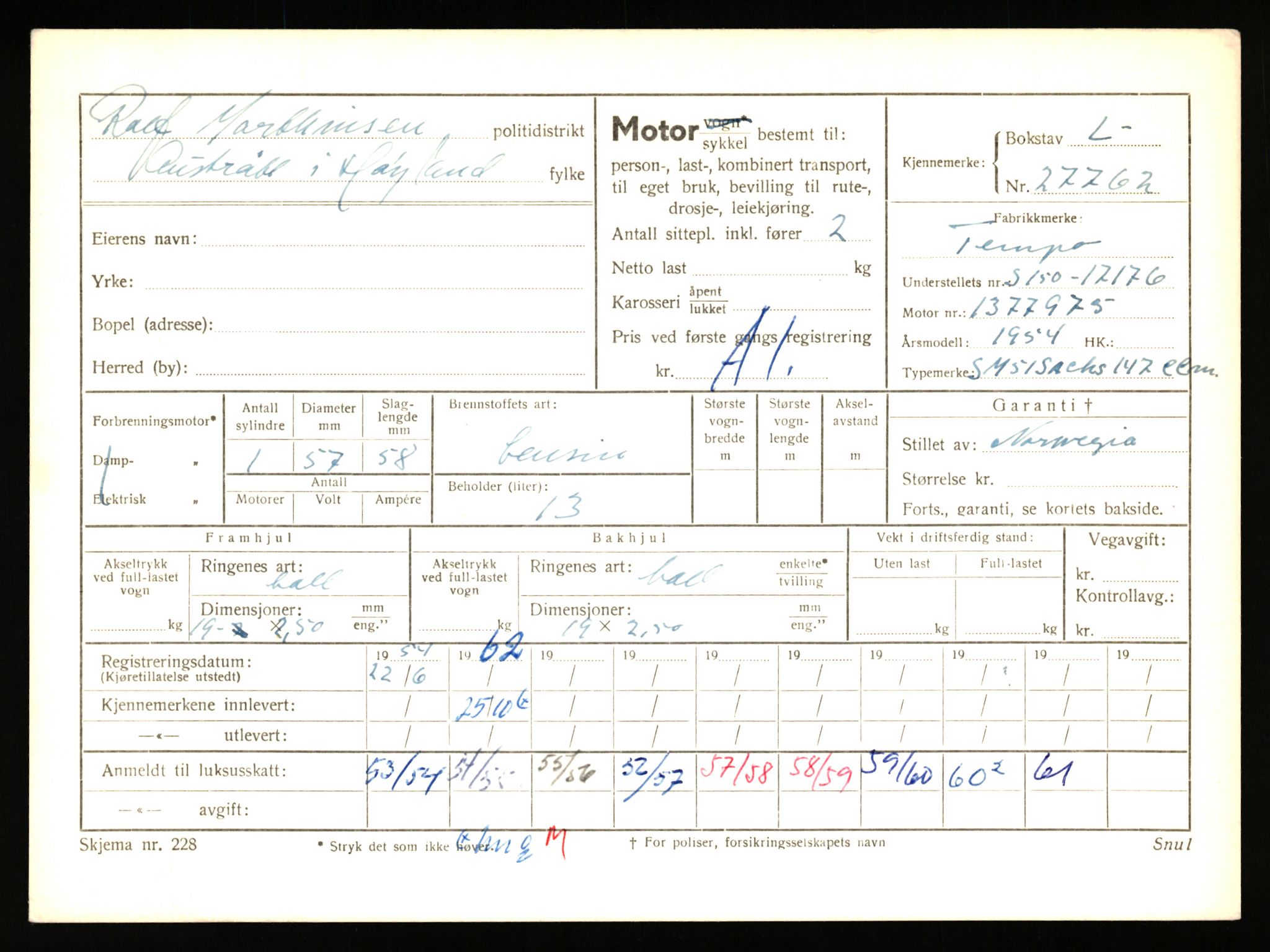 Stavanger trafikkstasjon, AV/SAST-A-101942/0/F/L0045: L-27000 - L-27799, 1930-1971, p. 2111