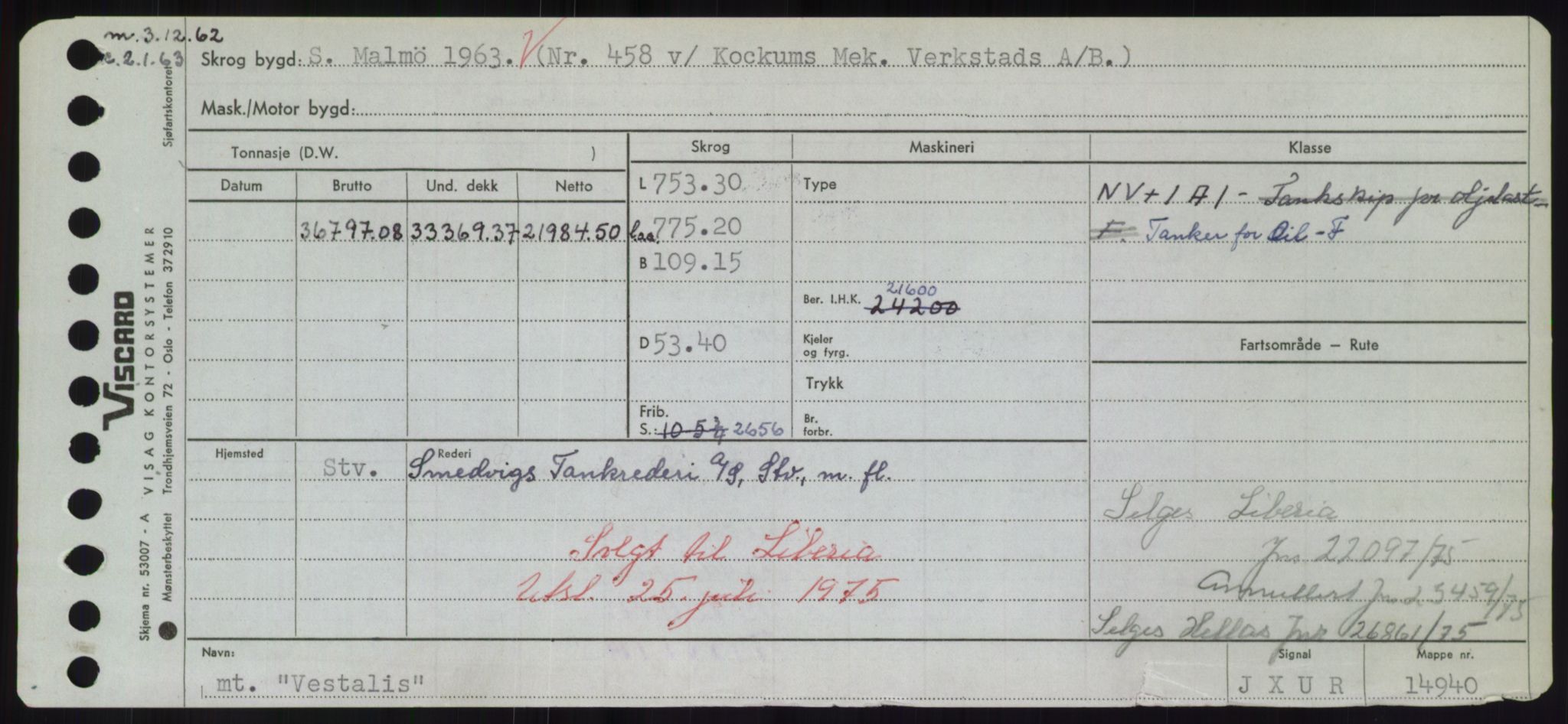 Sjøfartsdirektoratet med forløpere, Skipsmålingen, RA/S-1627/H/Hd/L0040: Fartøy, U-Ve, p. 667