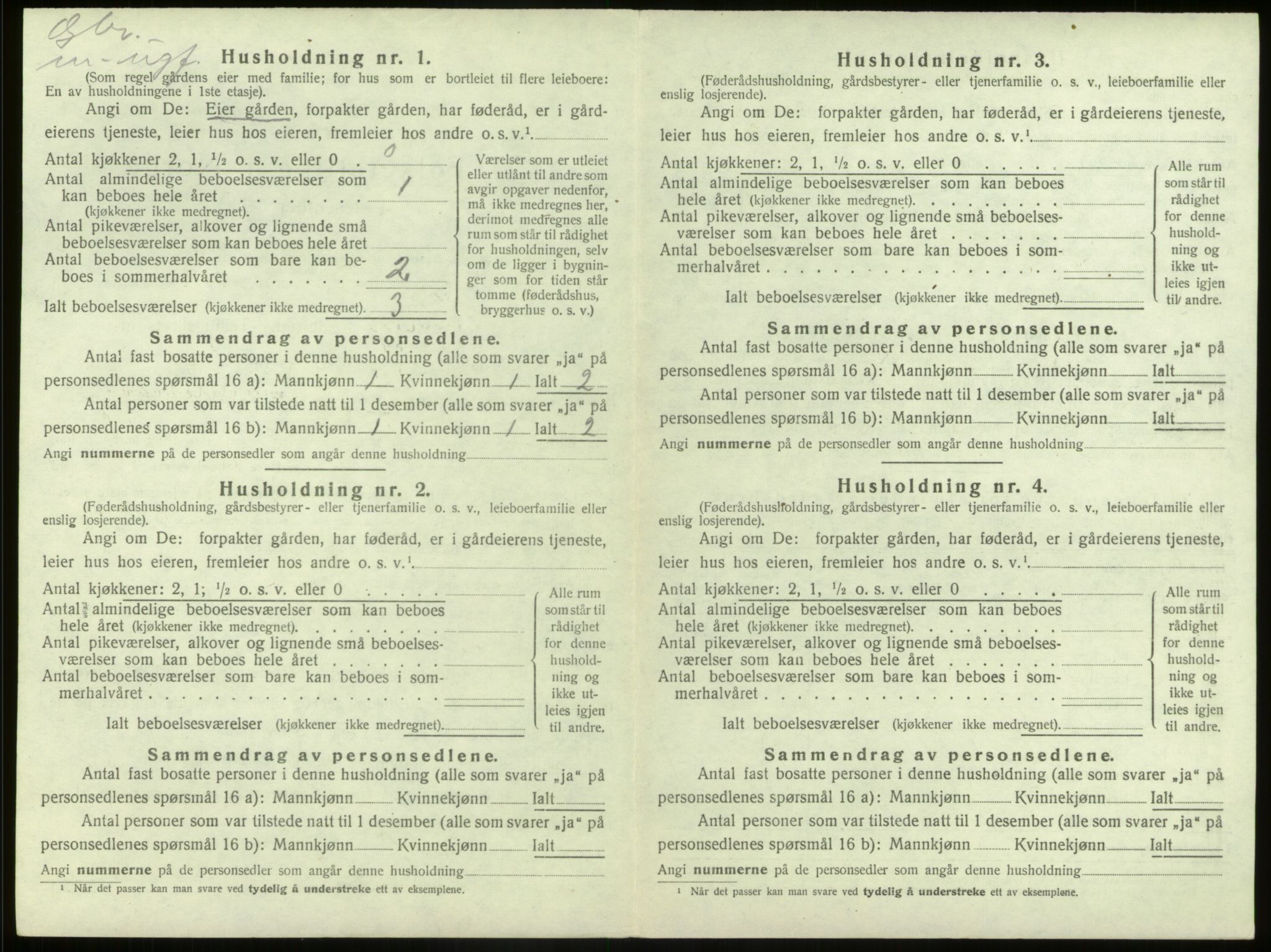 SAB, 1920 census for Kinn, 1920, p. 177