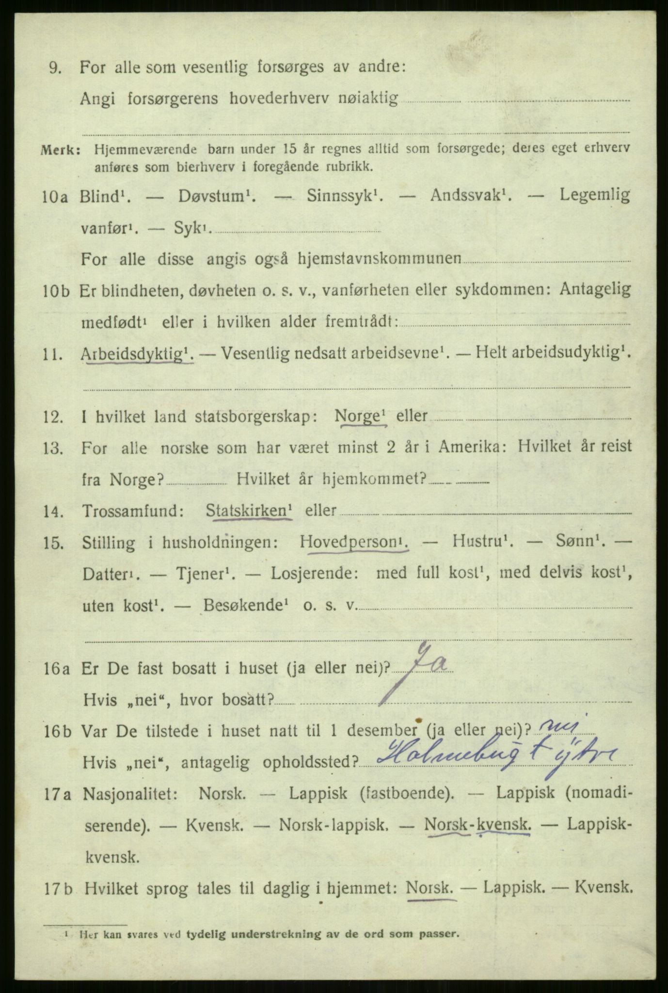 SATØ, 1920 census for Sørfjord, 1920, p. 1351