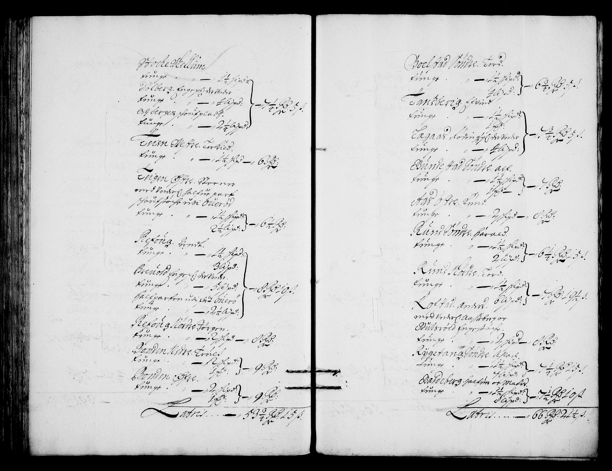 Rentekammeret inntil 1814, Realistisk ordnet avdeling, AV/RA-EA-4070/N/Na/L0003/0005: [XI h]: Tønsbergs amt og Larvik grevskaps jordebøker: / Kontribusjon og leilendingsskatt for Tønsbergs amt., 1680