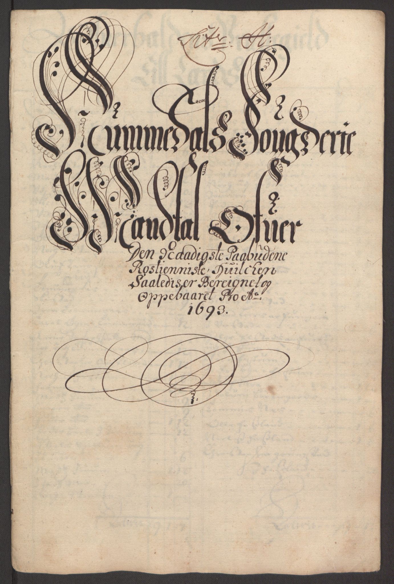 Rentekammeret inntil 1814, Reviderte regnskaper, Fogderegnskap, RA/EA-4092/R64/L4424: Fogderegnskap Namdal, 1692-1695, p. 278