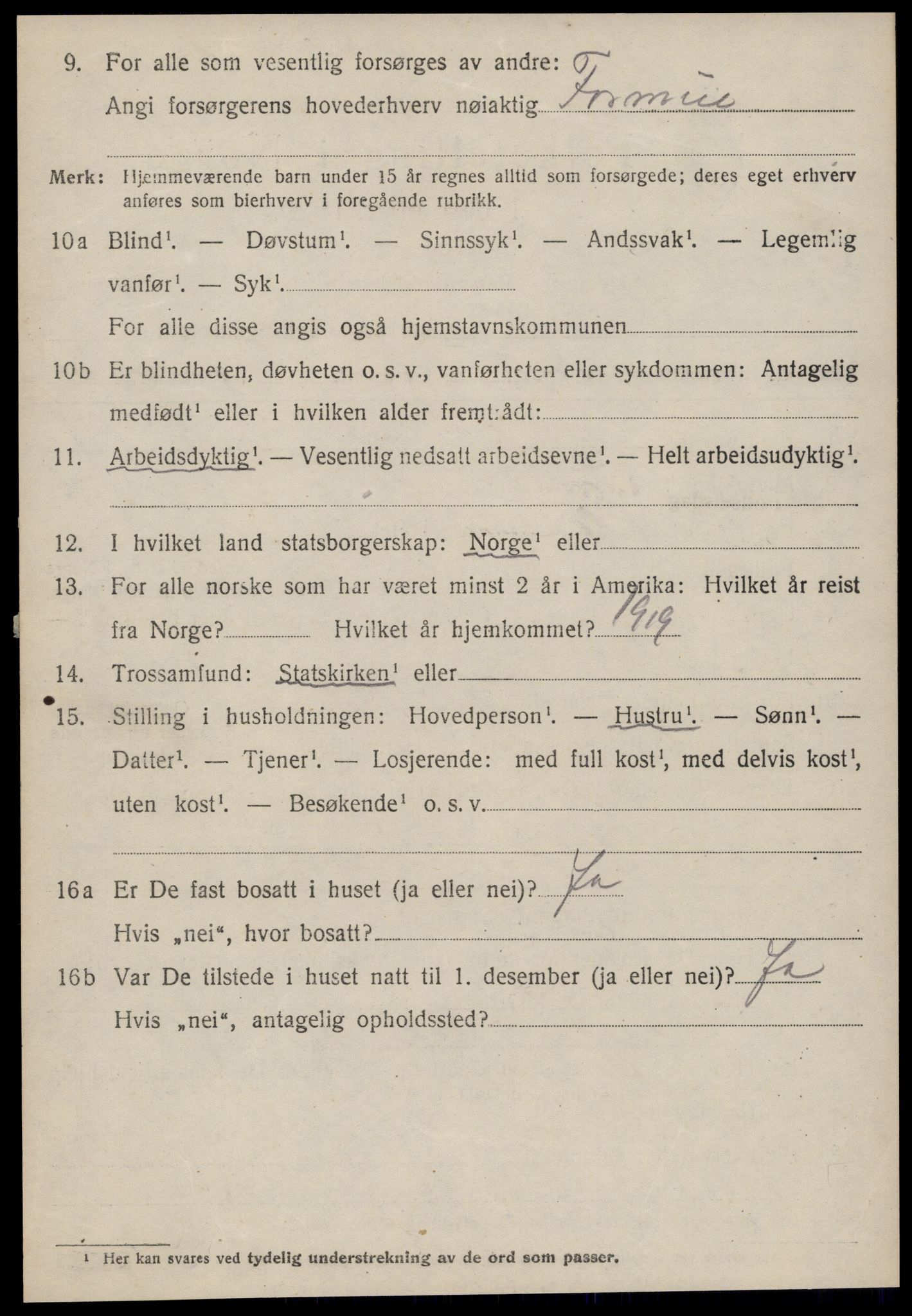 SAT, 1920 census for Ørskog, 1920, p. 3011