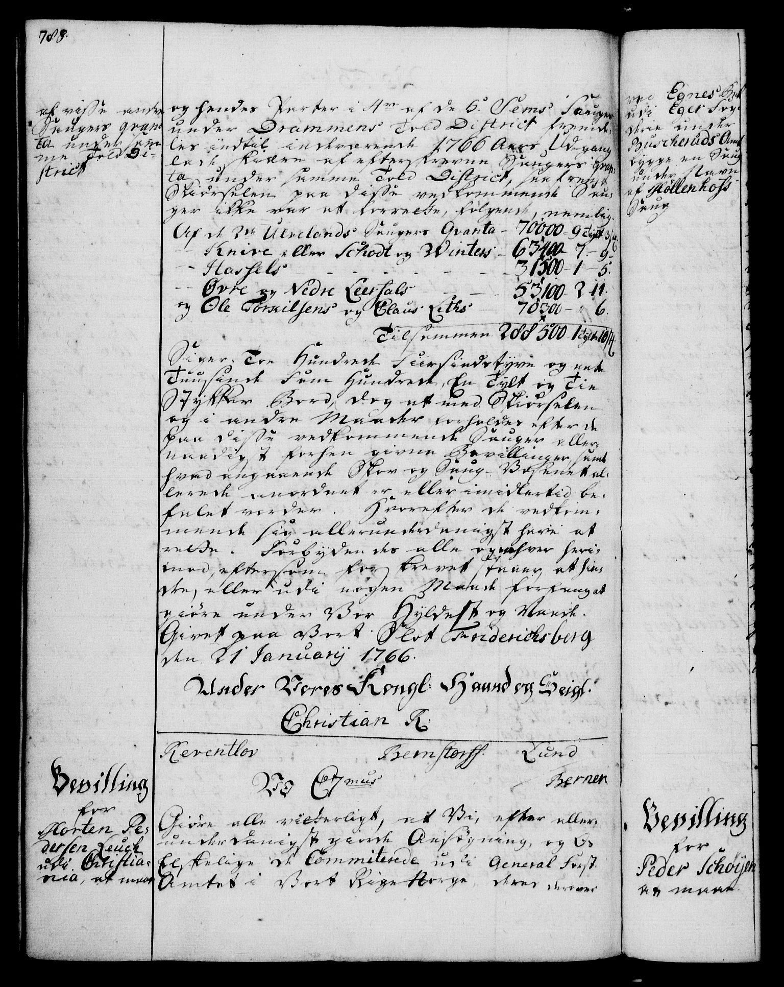 Rentekammeret, Kammerkanselliet, RA/EA-3111/G/Gg/Gga/L0007: Norsk ekspedisjonsprotokoll med register (merket RK 53.7), 1759-1768, p. 788