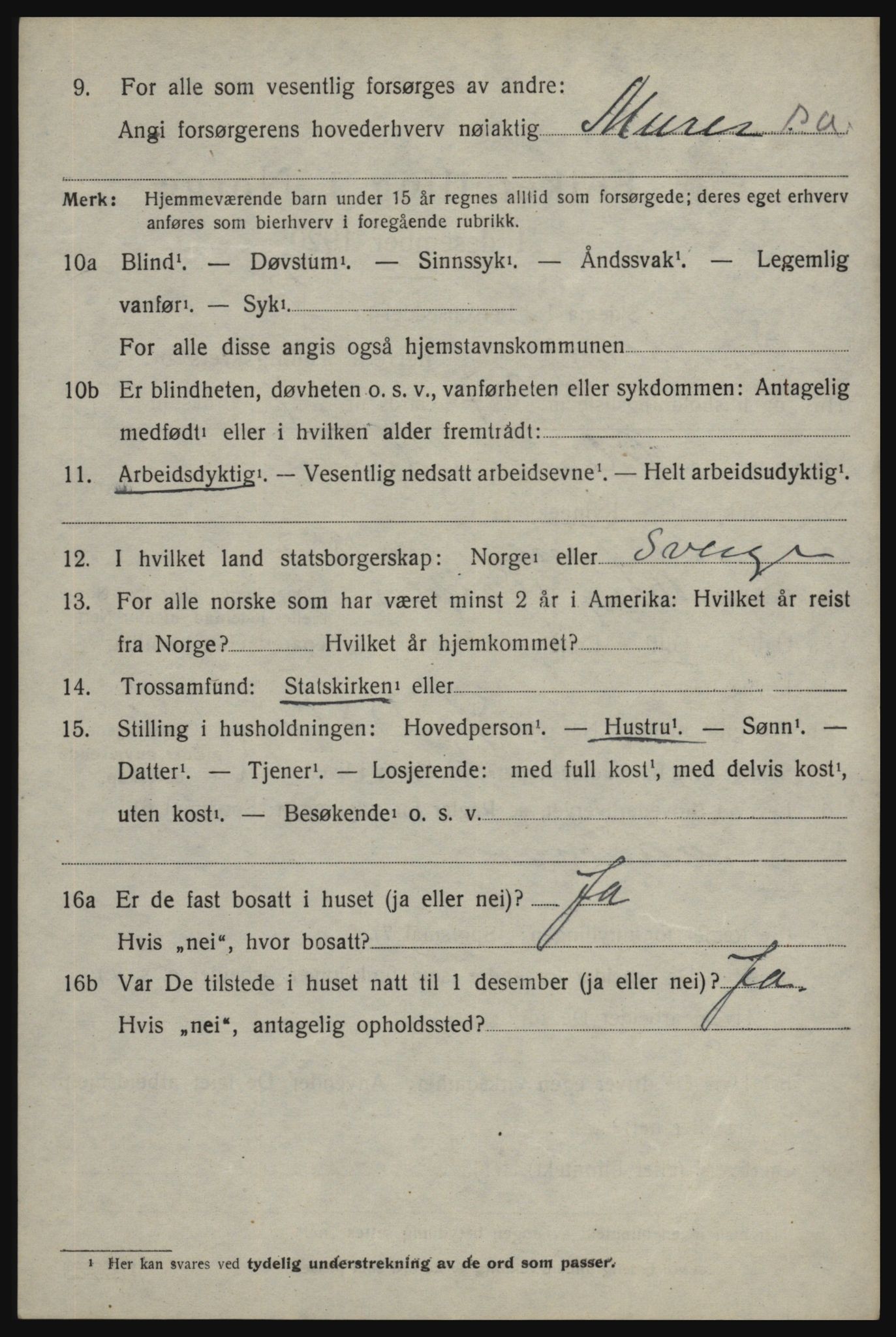 SAO, 1920 census for Skjeberg, 1920, p. 4788