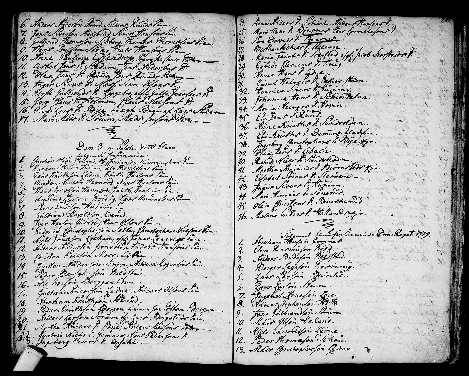 Hole kirkebøker, SAKO/A-228/F/Fa/L0002: Parish register (official) no. I 2, 1766-1814, p. 247