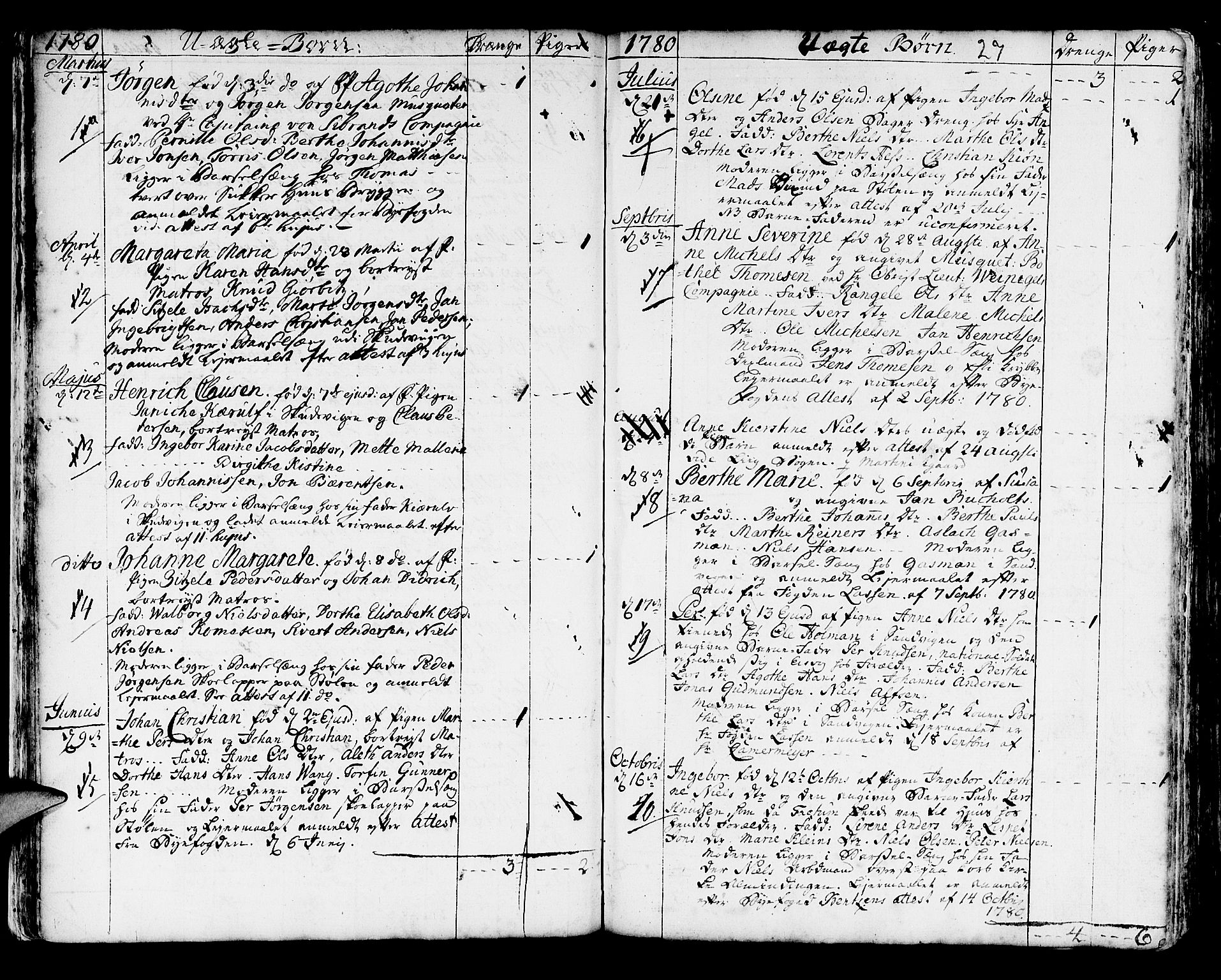 Korskirken sokneprestembete, SAB/A-76101/H/Haa/L0005: Parish register (official) no. A 5, 1751-1789, p. 252